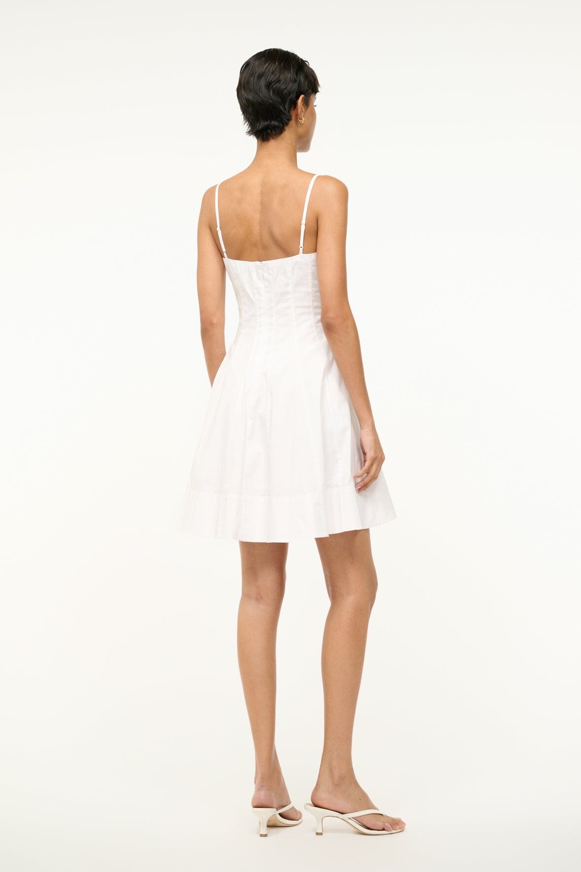 Wylie Mini Dress | White — 4