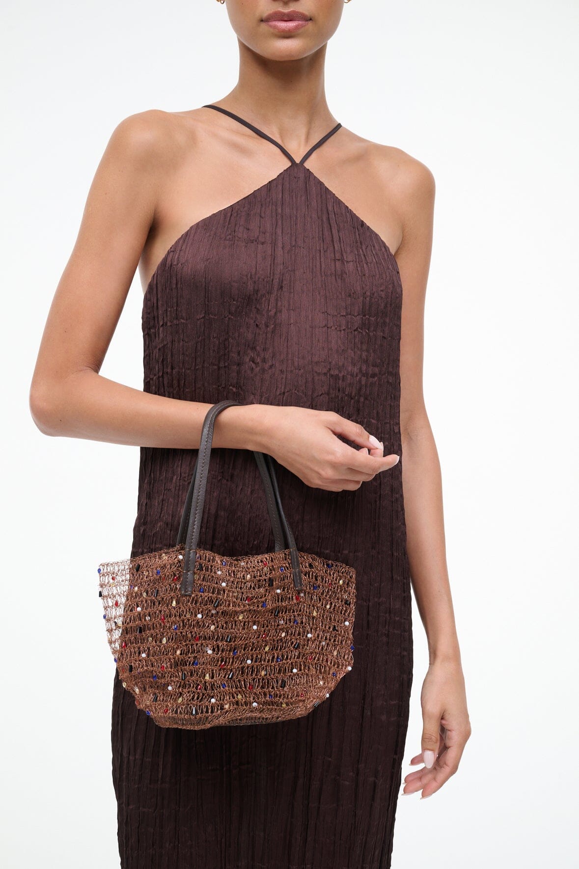 Jewel Bucket Bag | Multi Color Beads — 2
