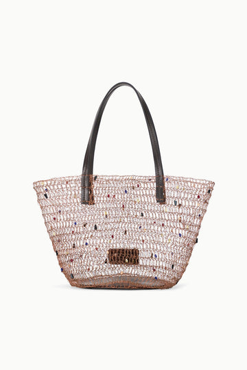 Jewel Bucket Bag | Multi Color Beads — 1