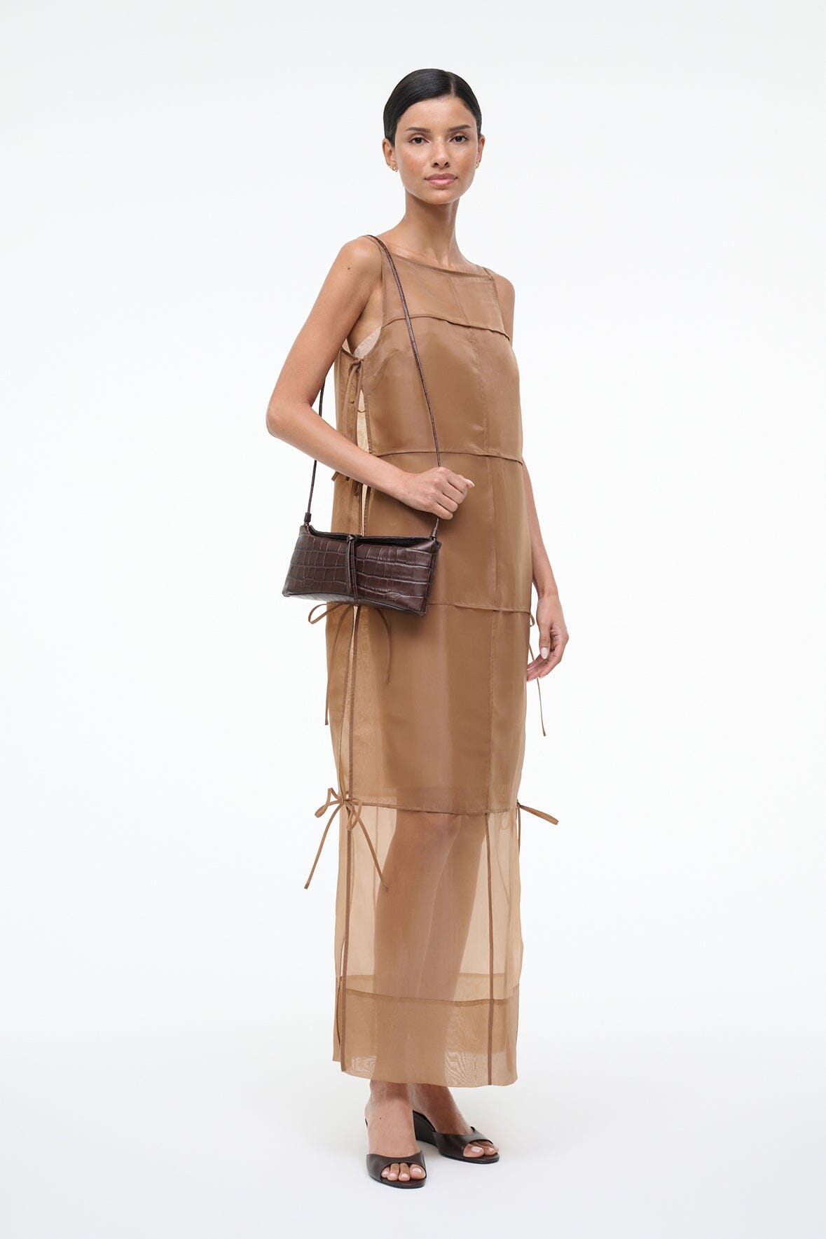 Eve Clutch | Espresso Croco — 4