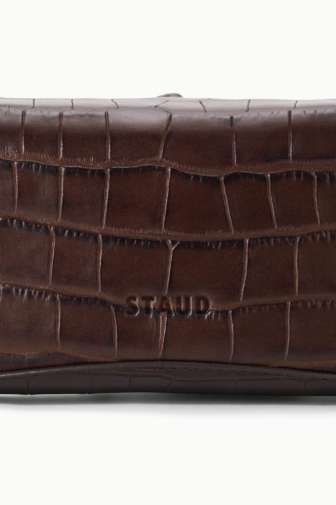 Eve Clutch | Espresso Croco — 5