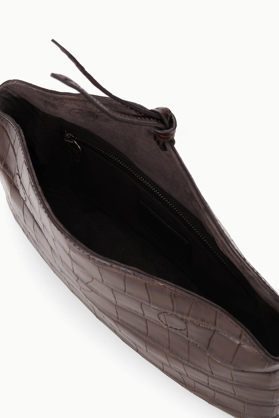 Eve Clutch | Espresso Croco — 6