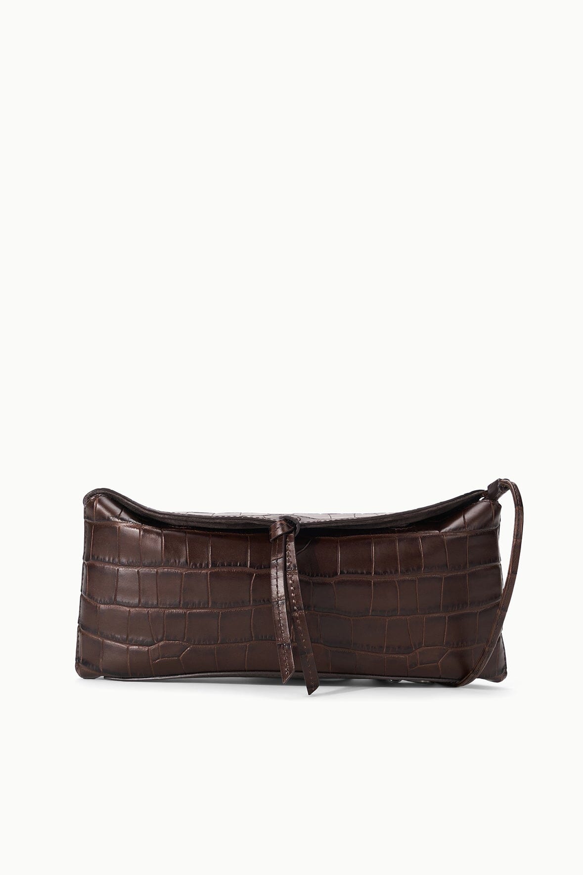 Eve Clutch | Espresso Croco — 7