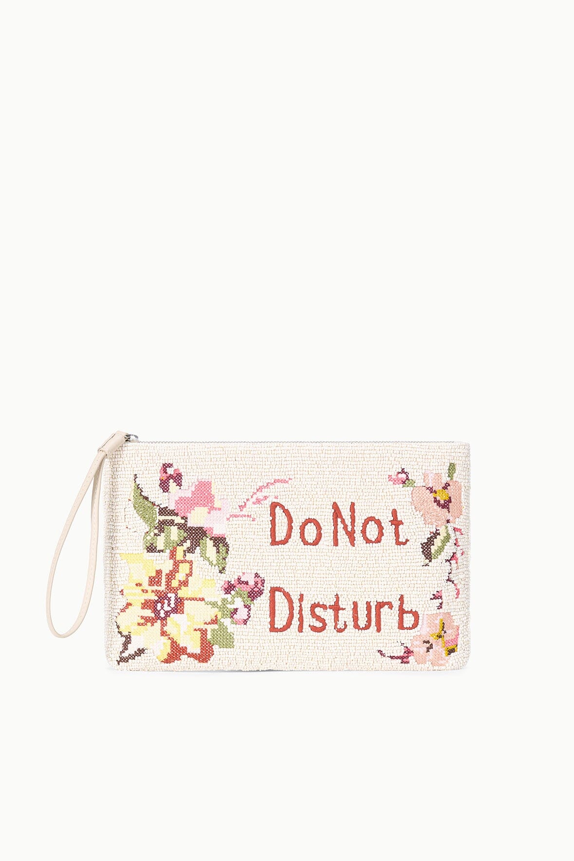 Tommy Beaded Large Pouch | Do Not Disturb — 1