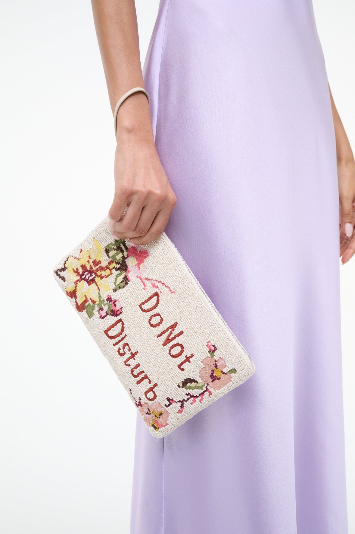 Tommy Beaded Large Pouch | Do Not Disturb — 6