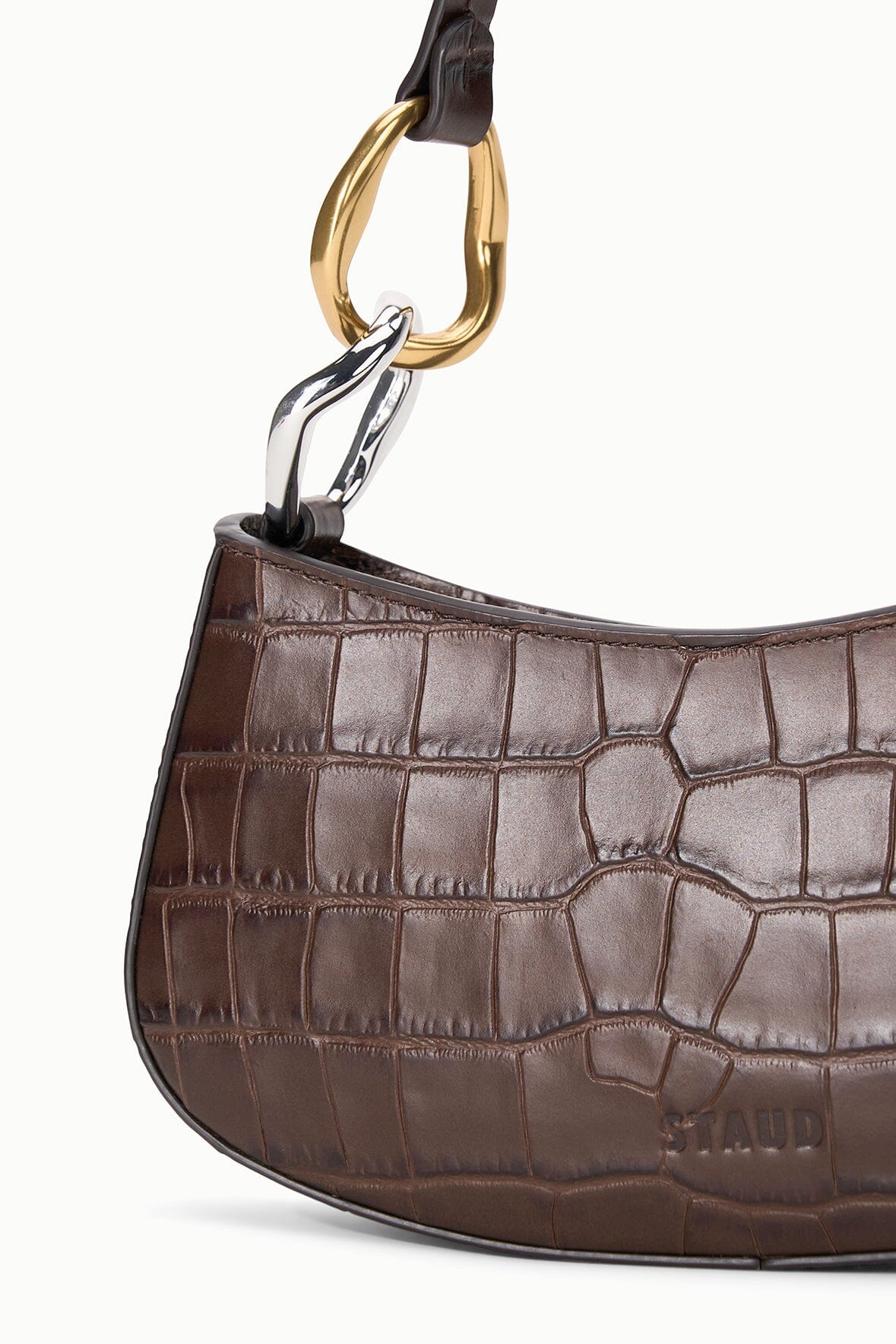 Ollie Bag | Espresso Croco — 5