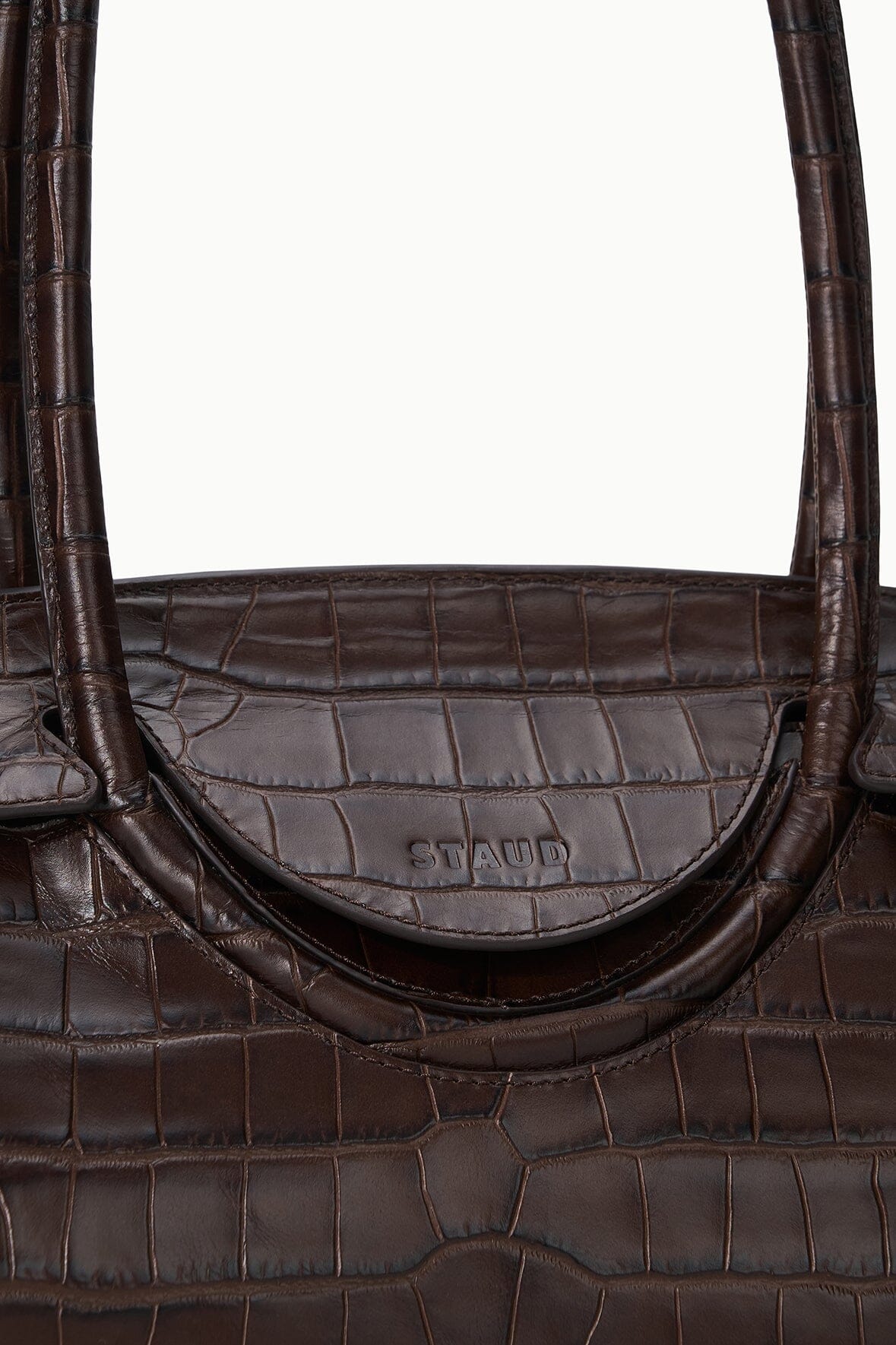 Maude Shoulder Bag | Espresso Croco — 6