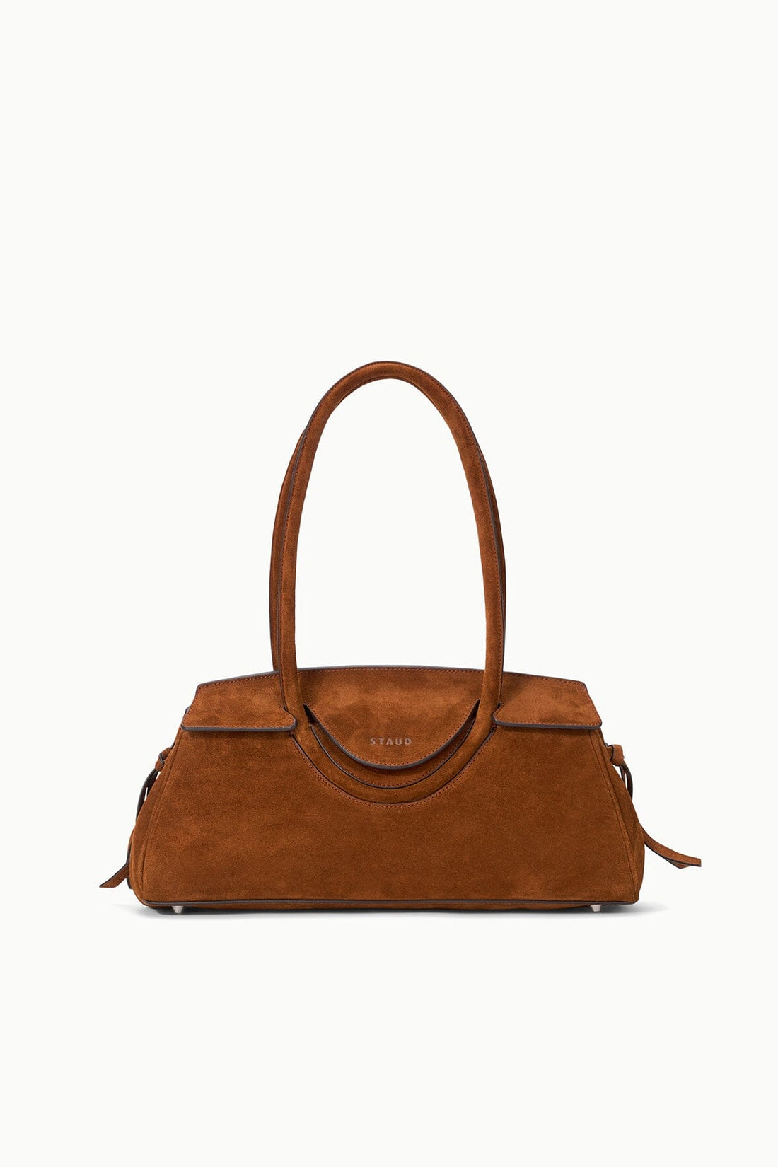 Maude Shoulder Bag | Tabac Suede — 1