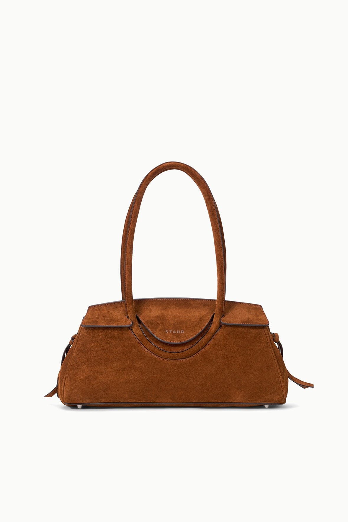 Maude Shoulder Bag | Tabac Suede — 1