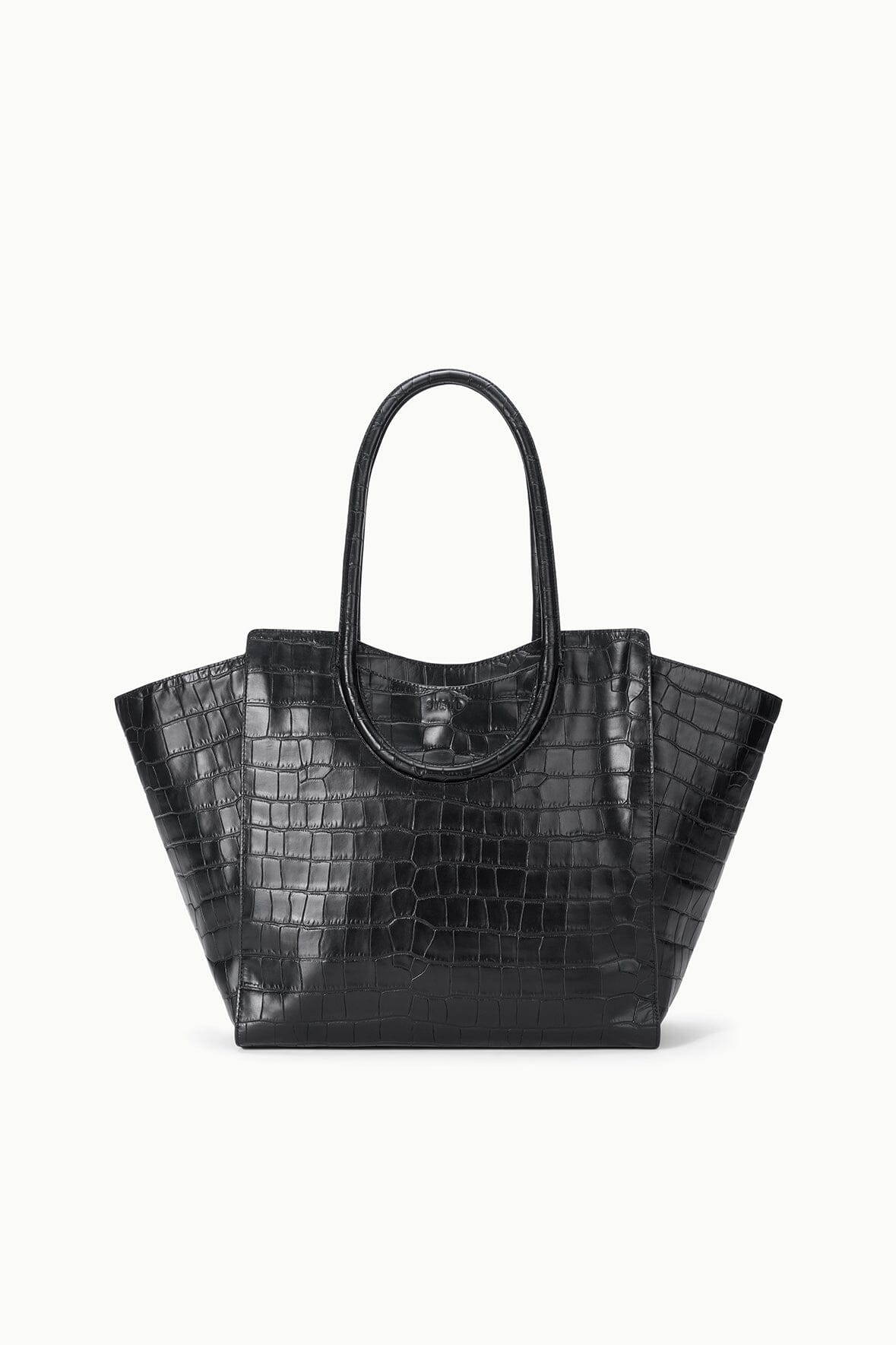 Maude Tote Bag | Black Croco — 1
