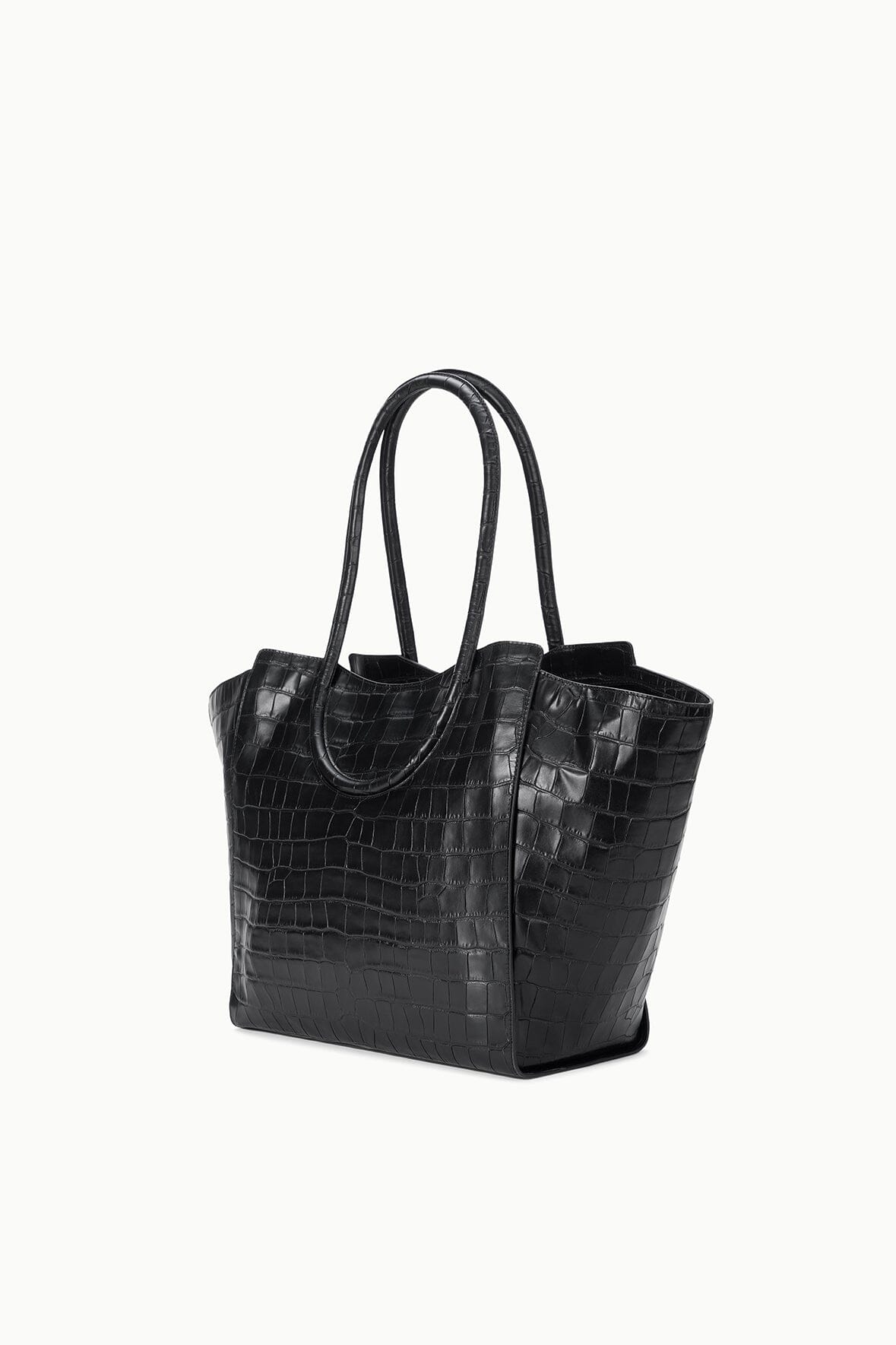 Maude Tote Bag | Black Croco — 8