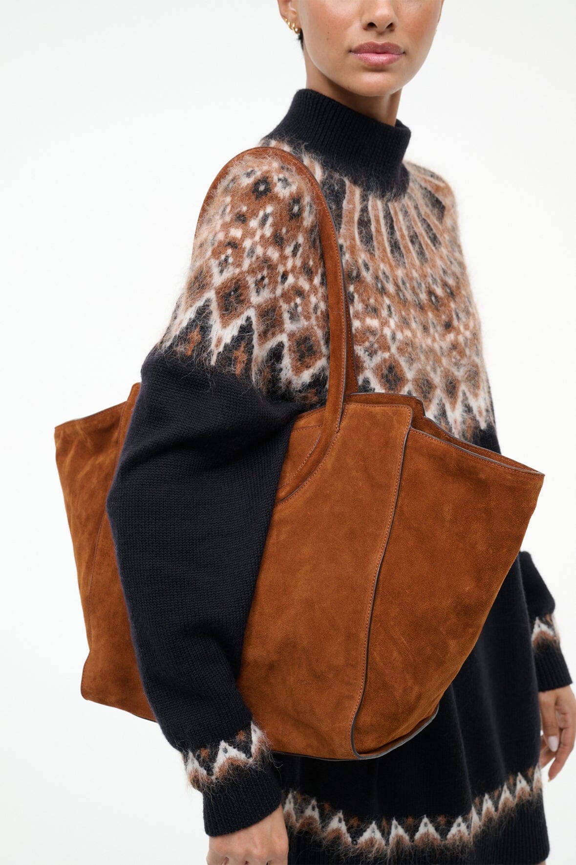 Maude Tote Bag | Tabac Suede — 4
