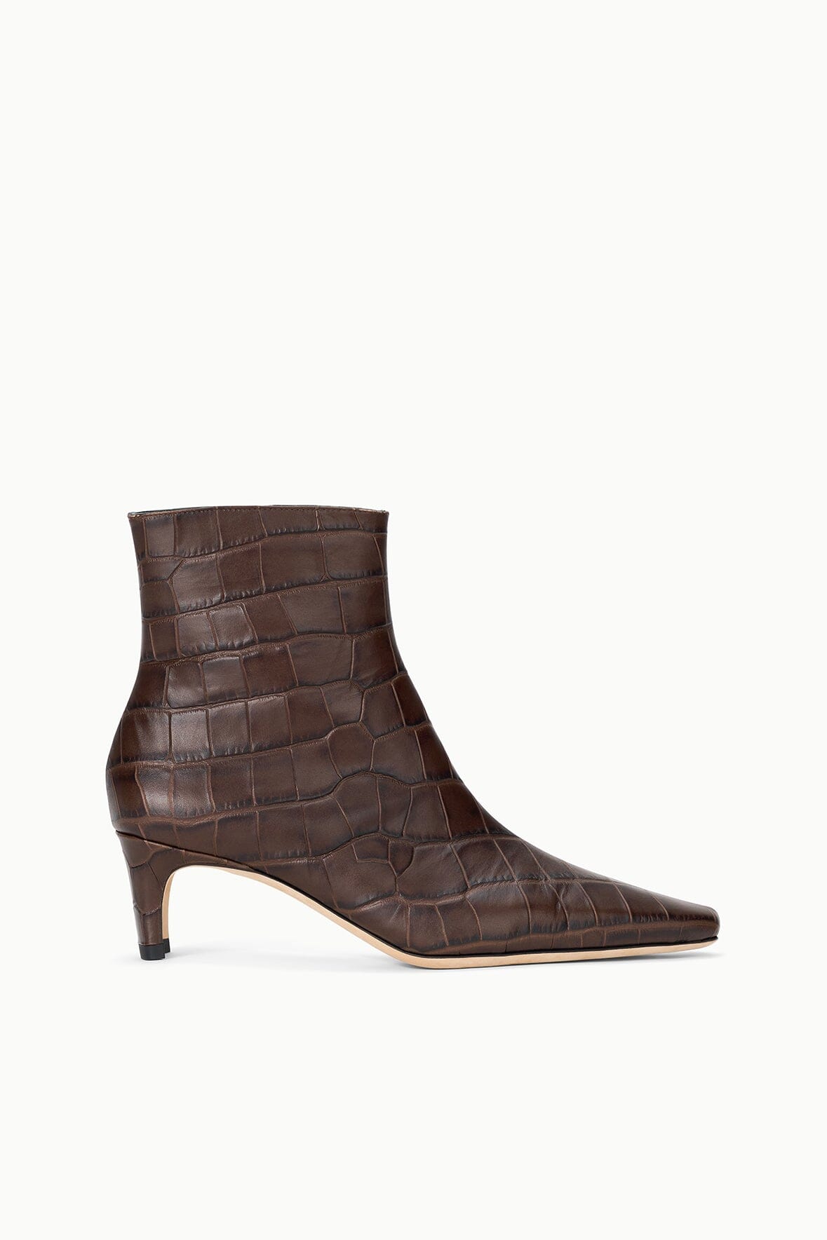 Wally Ankle Boot | Espresso Croco — 1