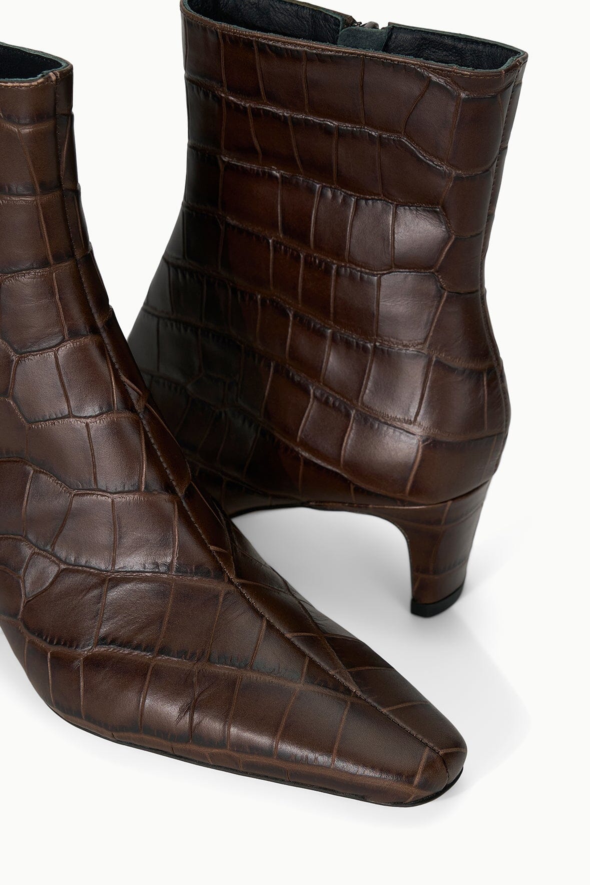 Wally Ankle Boot | Espresso Croco — 8