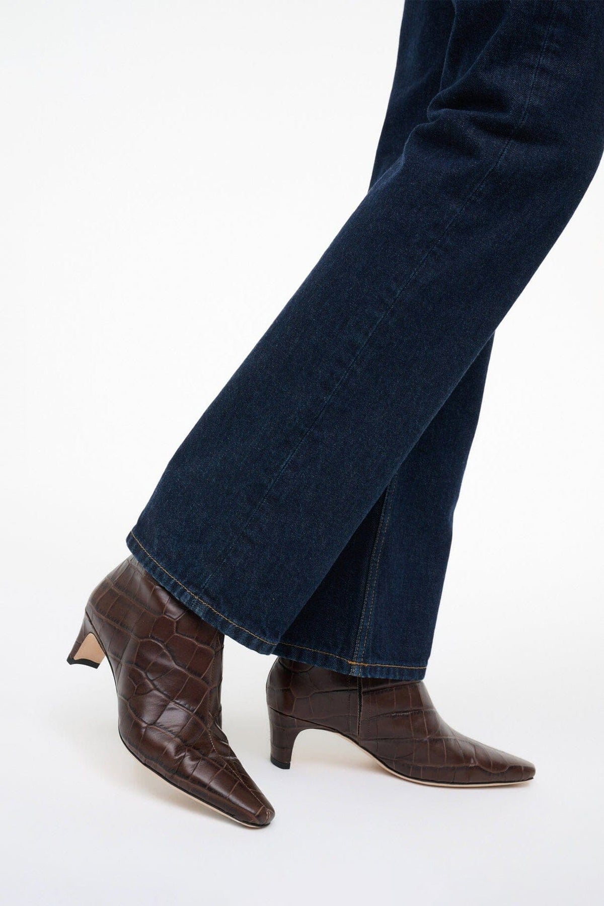 Wally Ankle Boot | Espresso Croco — 4