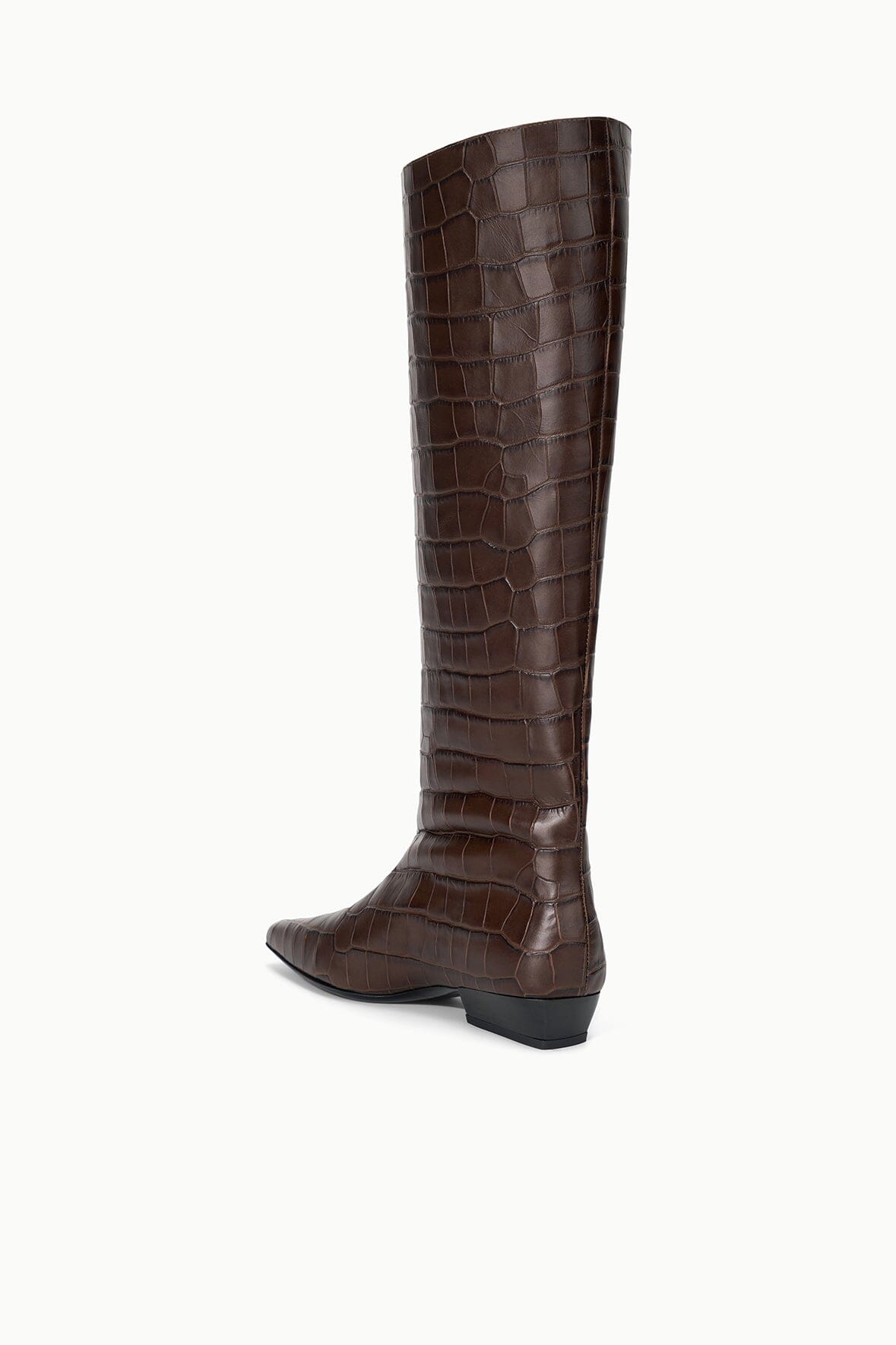 Wally Flat Boot | Espresso Croco — 4