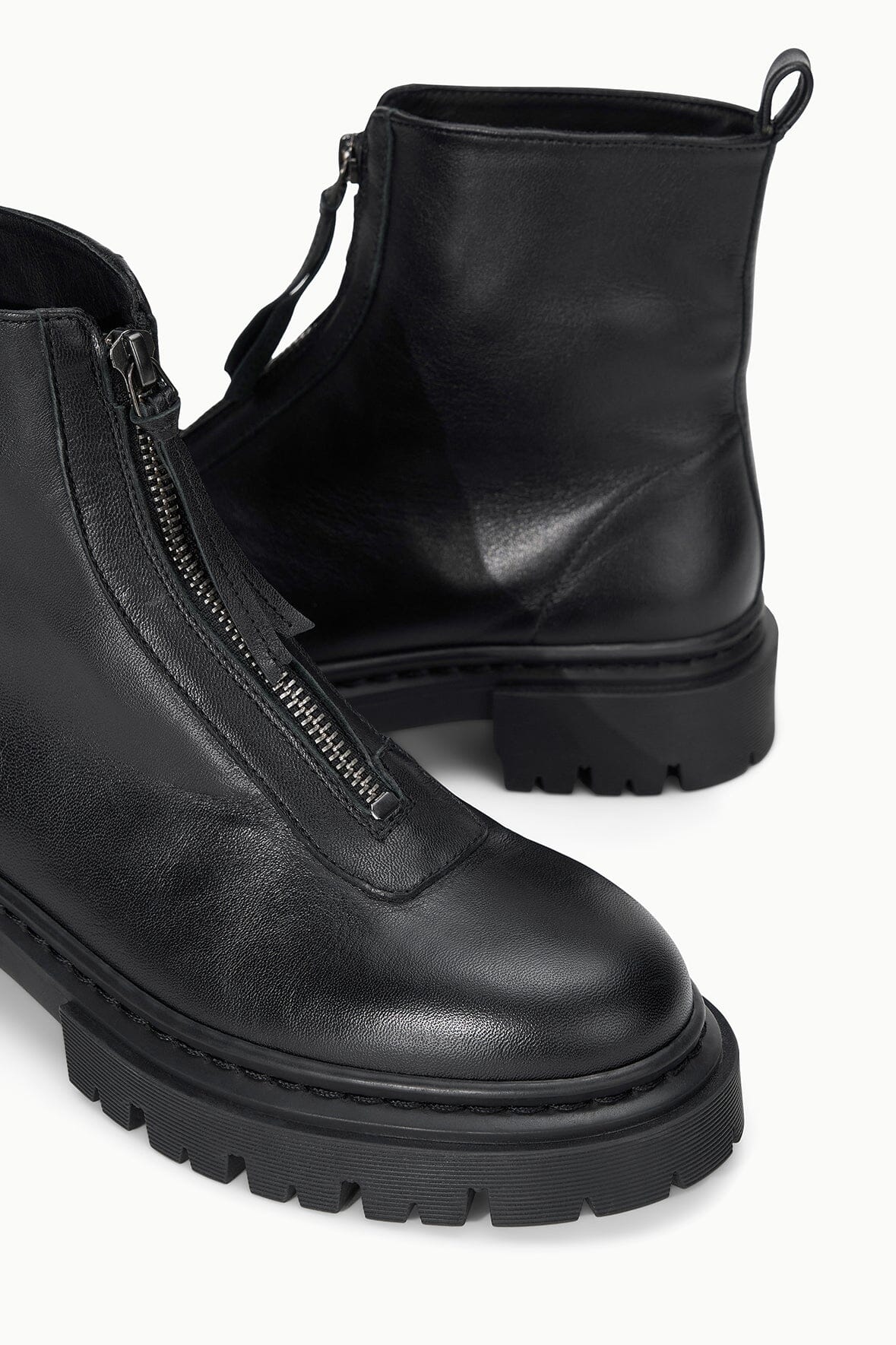 Miles Zip Ankle Boot | Black — 7