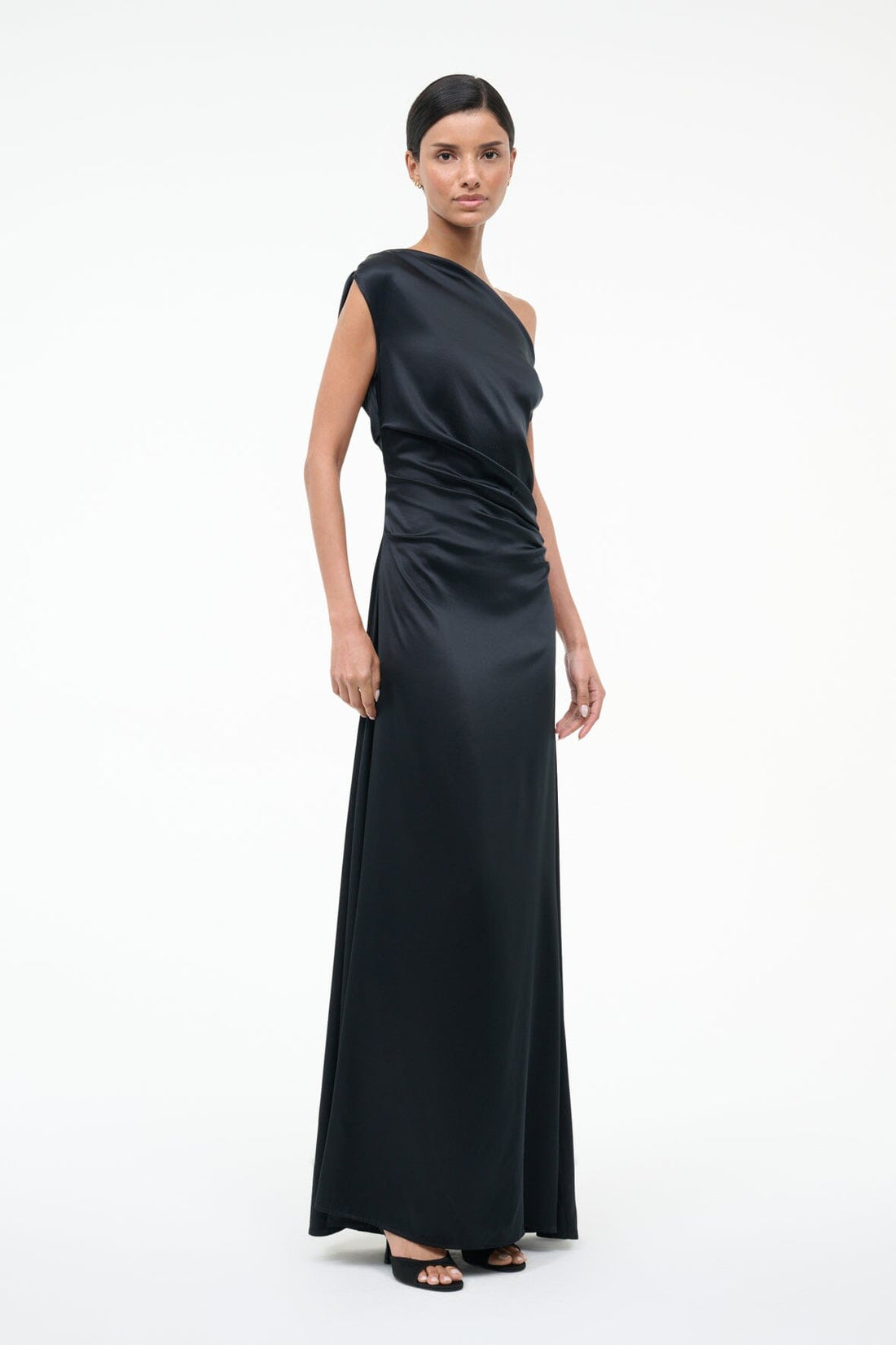Maxi Phare Silk Dress | Black — 1