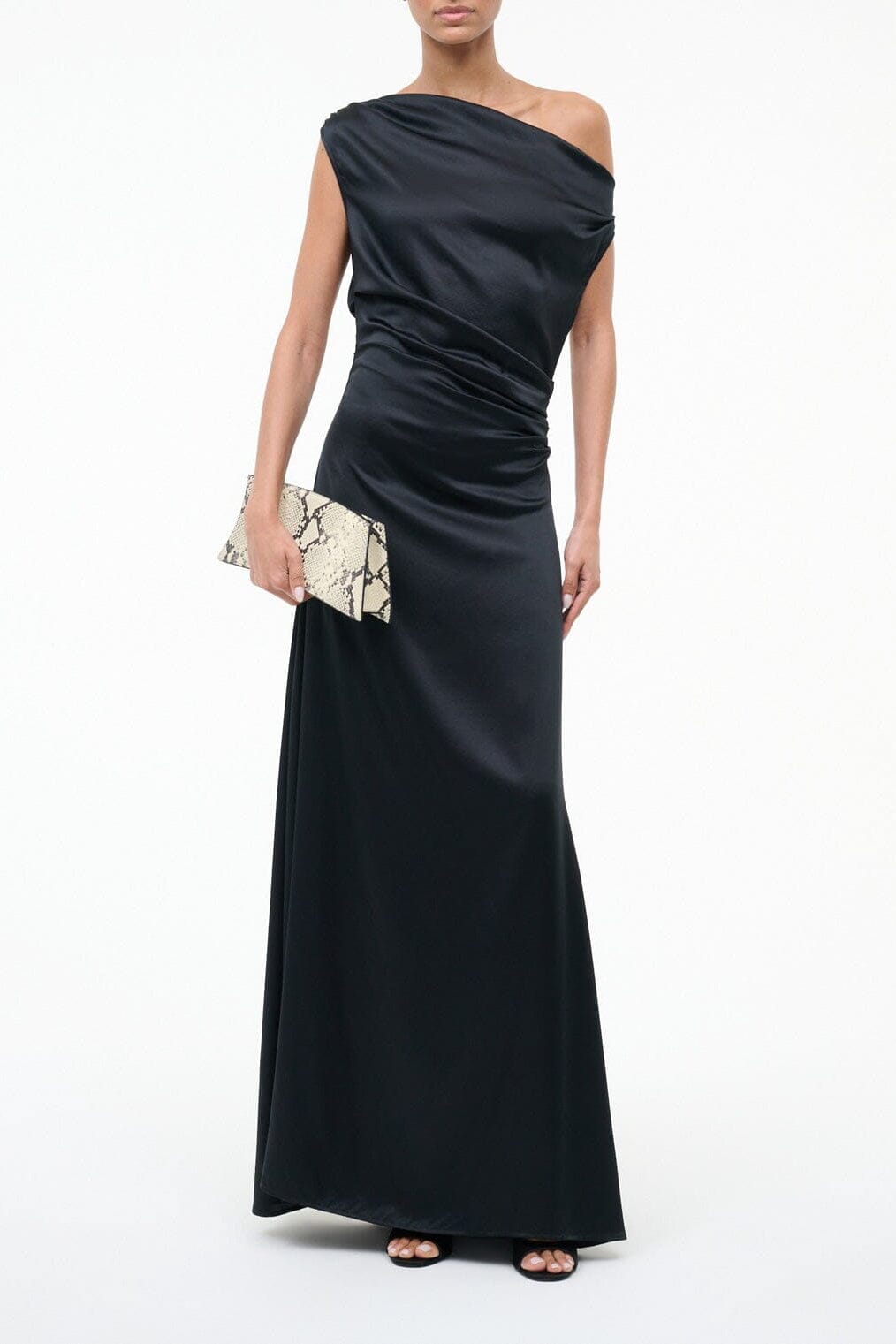 Maxi Phare Silk Dress | Black — 1