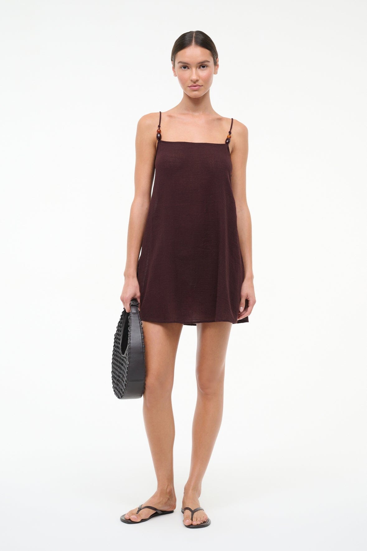 Laura Mini Coverup Dress | Dark Chocolate — 5