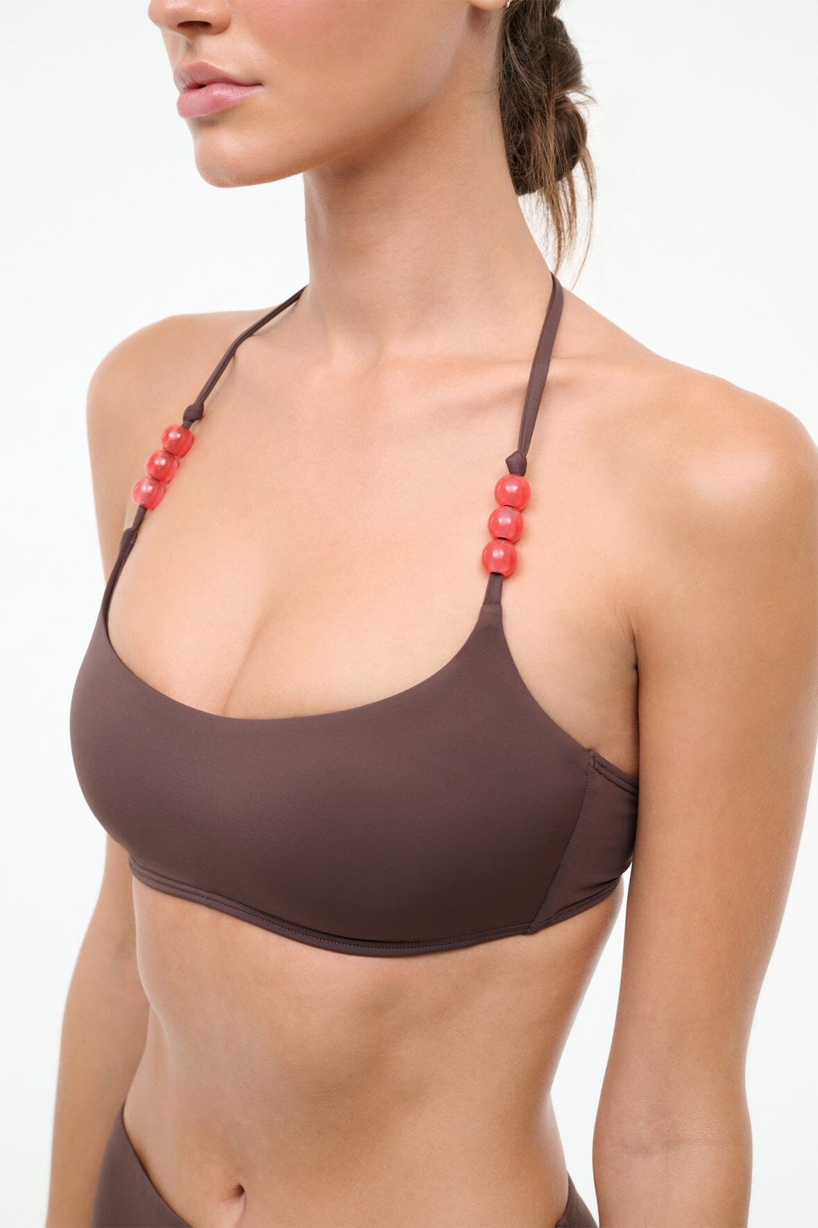 Laird Bikini Top | Dark Chocolate Flame — 3