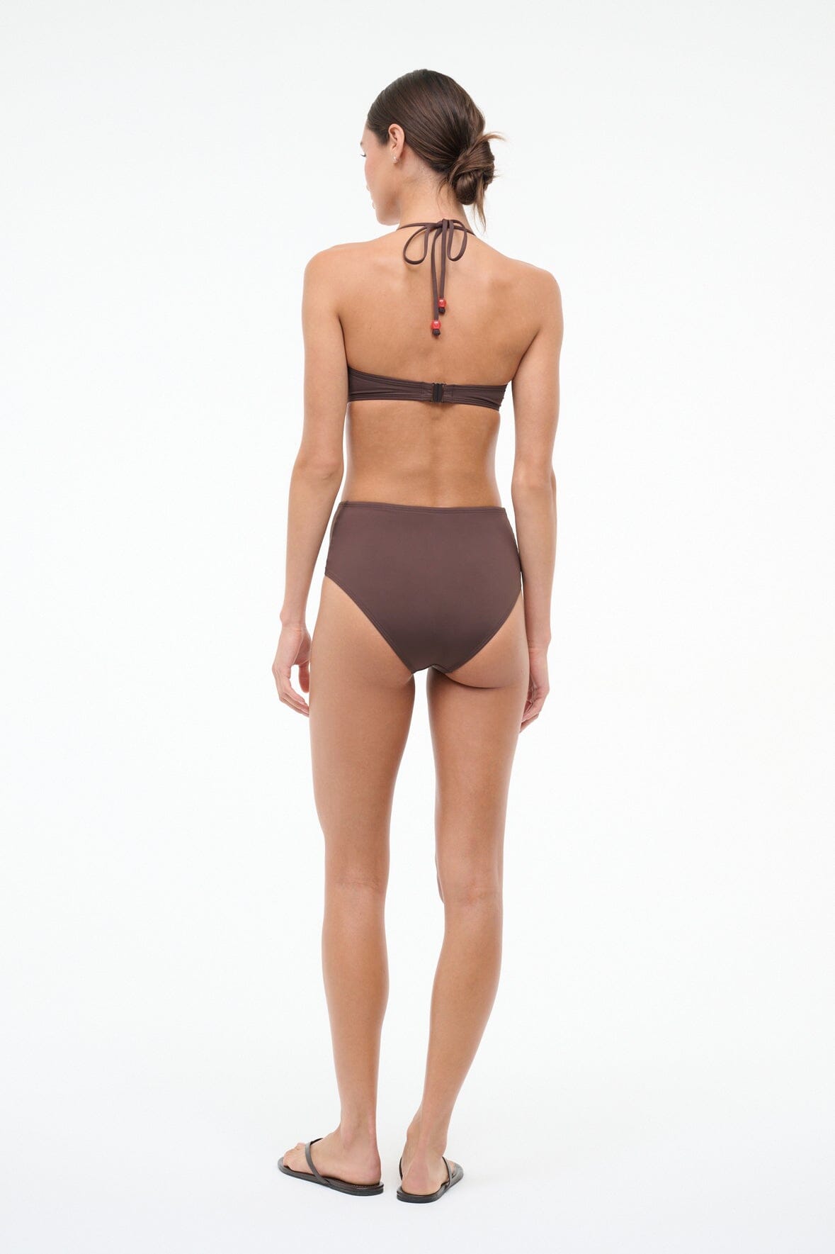 Laird Bikini Top | Dark Chocolate Flame — 5