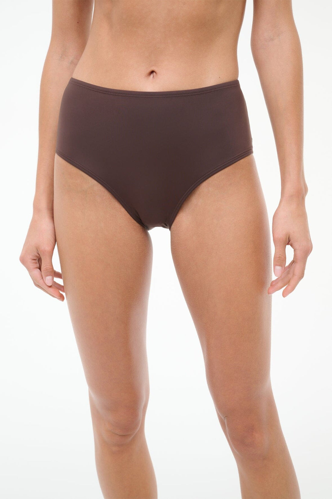 Devon High Rise Bikini Bottom | Dark Chocolate — 1