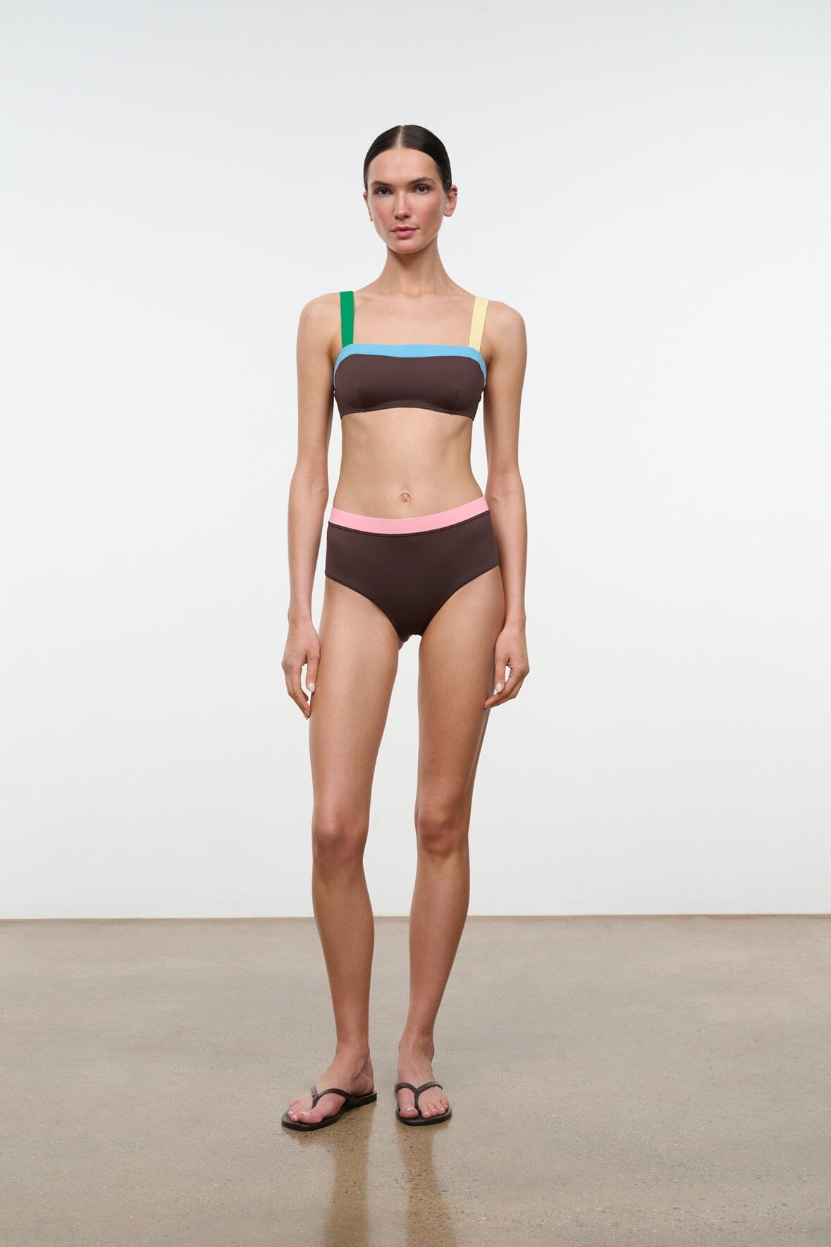 Liv Bikini Top | Dark Chocolate Multi — 3