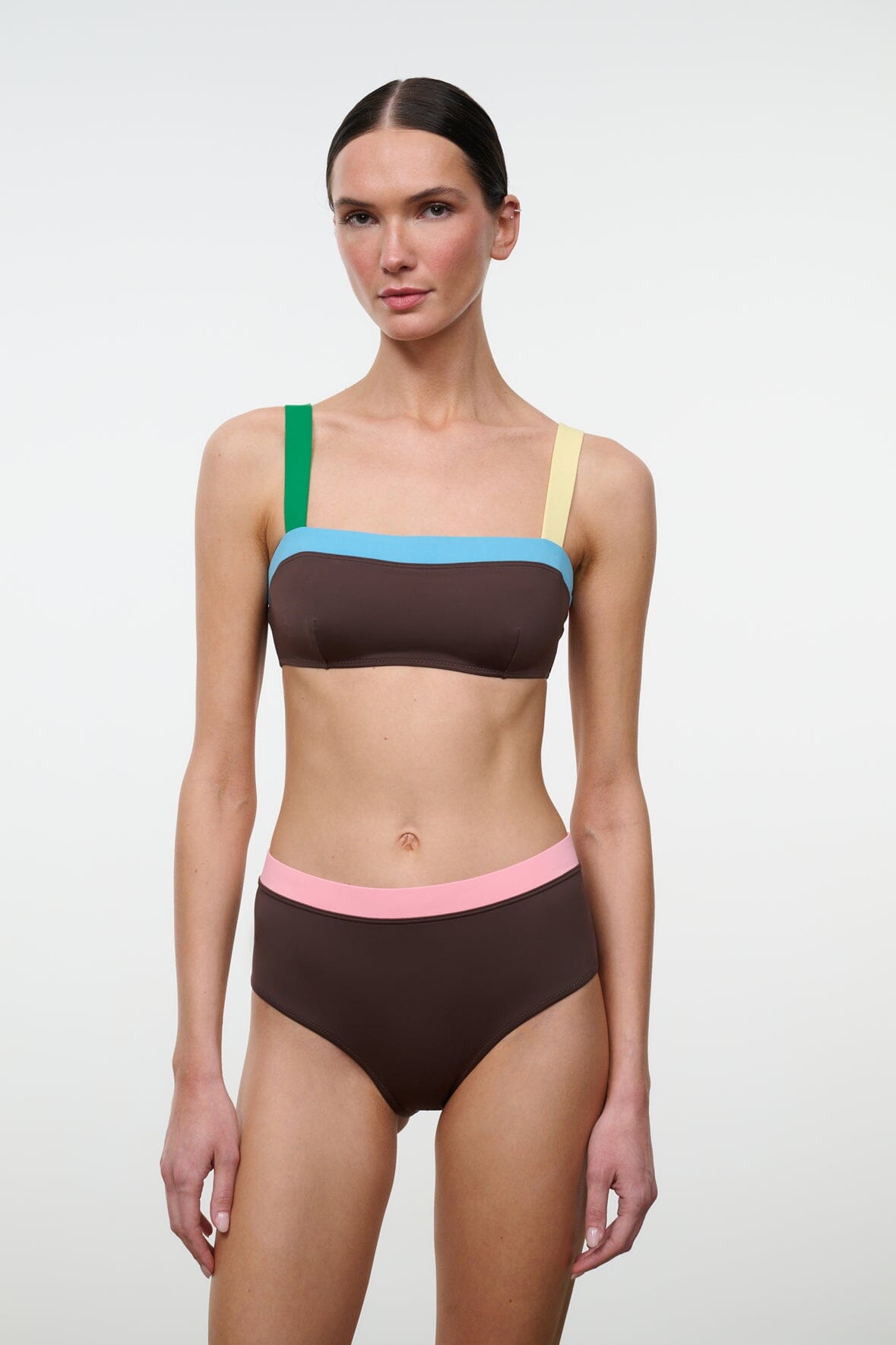 Liv Bikini Top | Dark Chocolate Multi — 2
