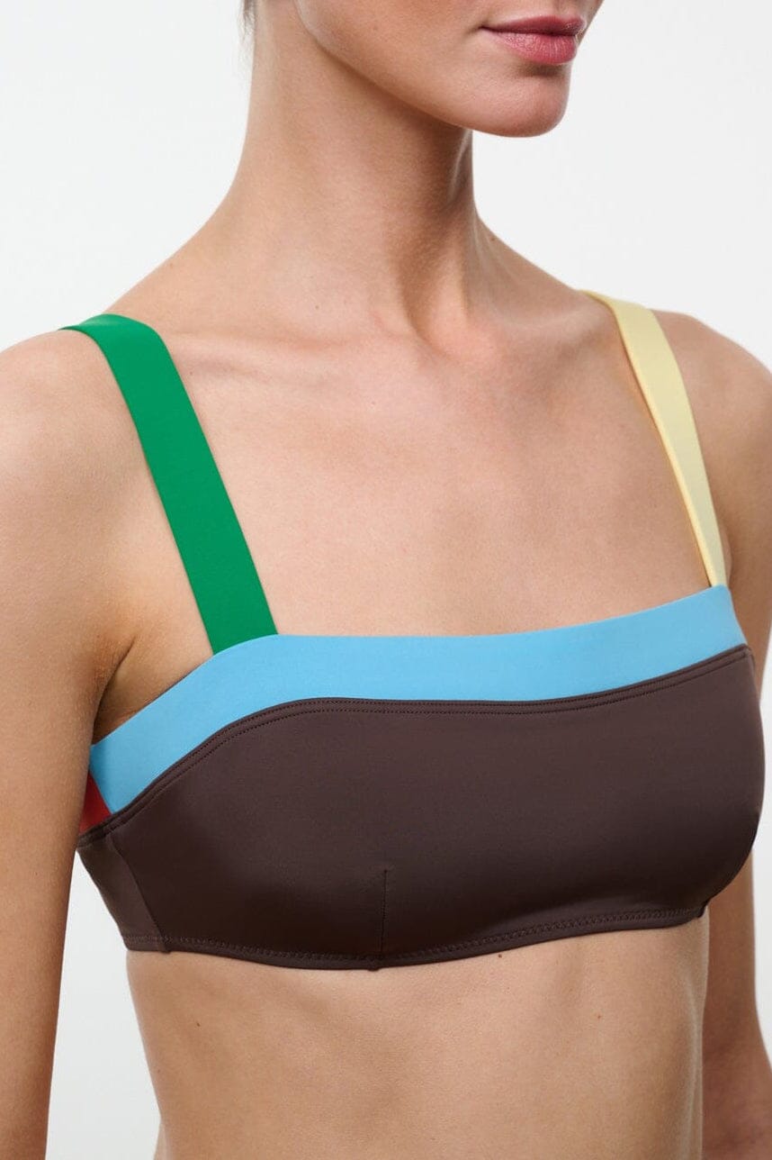 Liv Bikini Top | Dark Chocolate Multi — 1