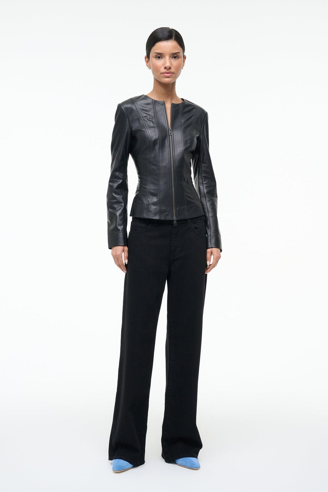 Wells Leather Jacket | Black — 1