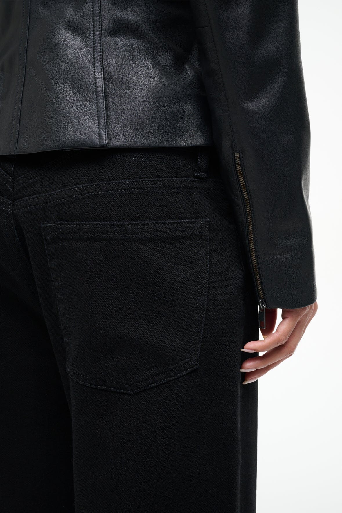 Wells Leather Jacket | Black — 5