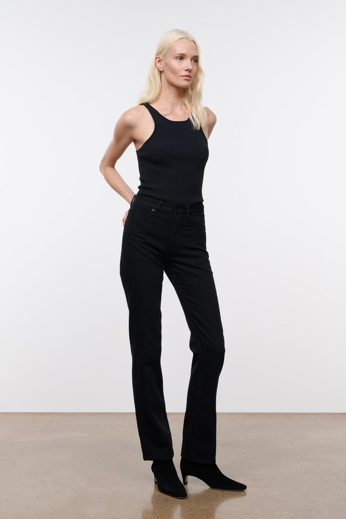 Teddy Straight Jean | Black — 1