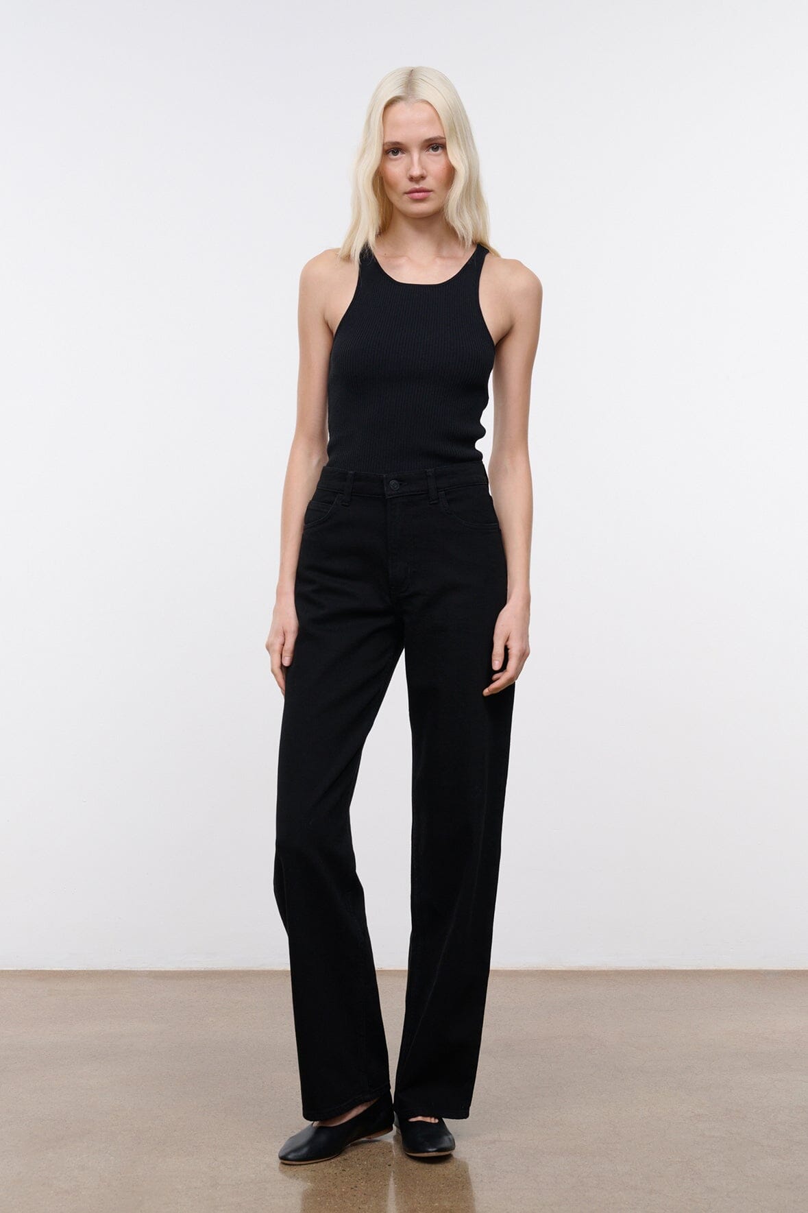 Leo High Rise Jean | Black — 2