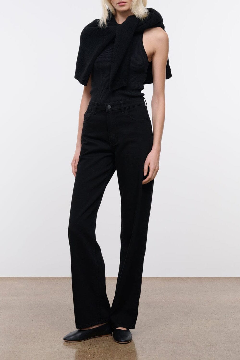 Leo High Rise Jean | Black — 1