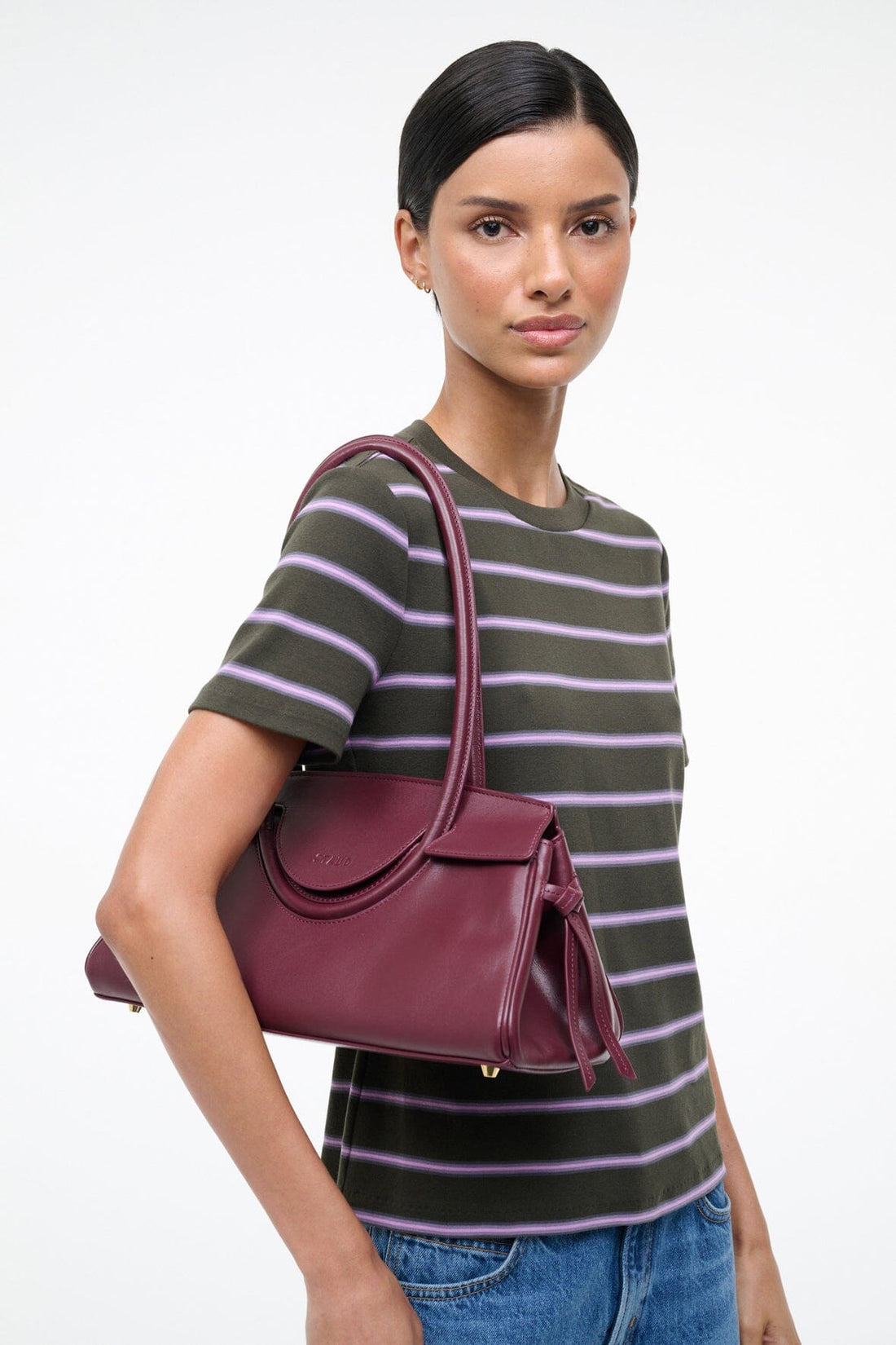 Maude Shoulder Bag | Syrah — 1