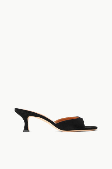 Brigitte Suede Mule | Black — 1