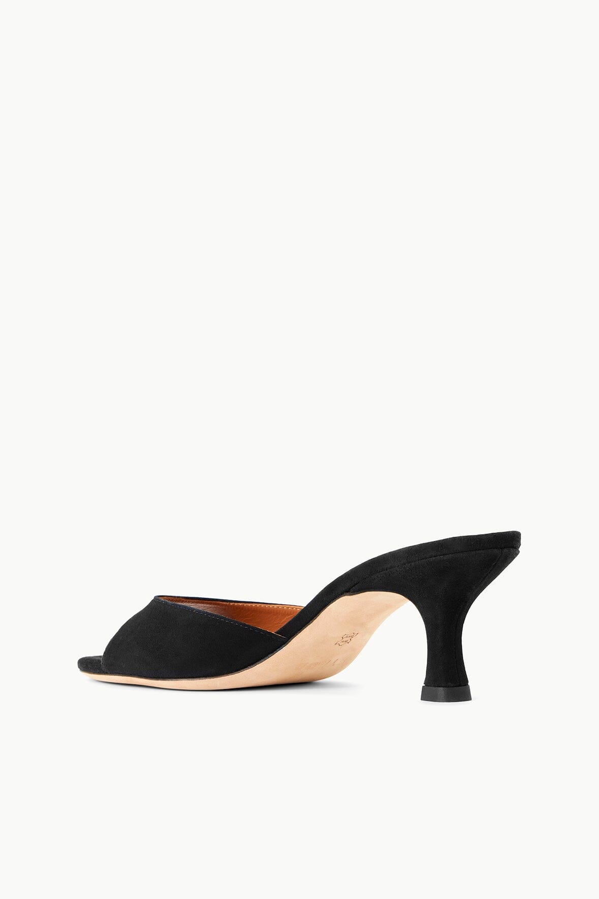Brigitte Suede Mule | Black — 6