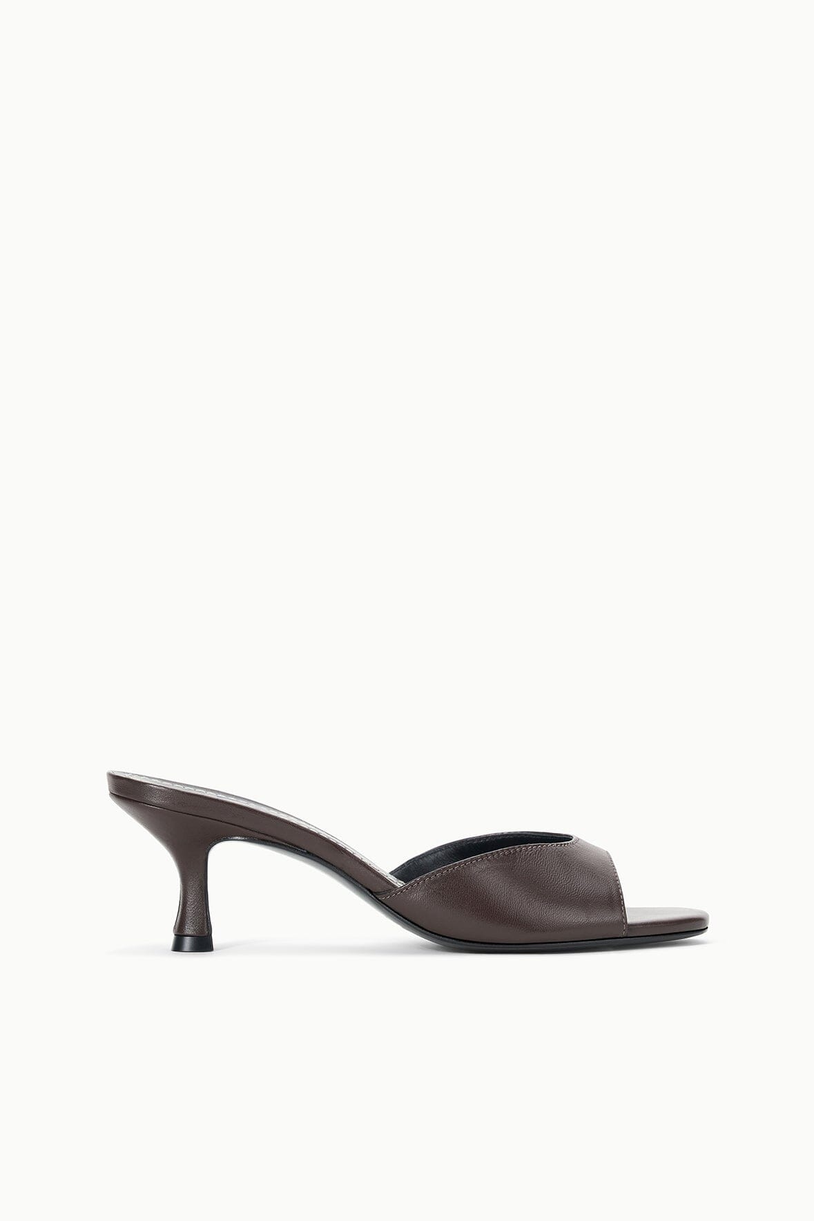 Brigitte Leather Mule | Espresso — 1