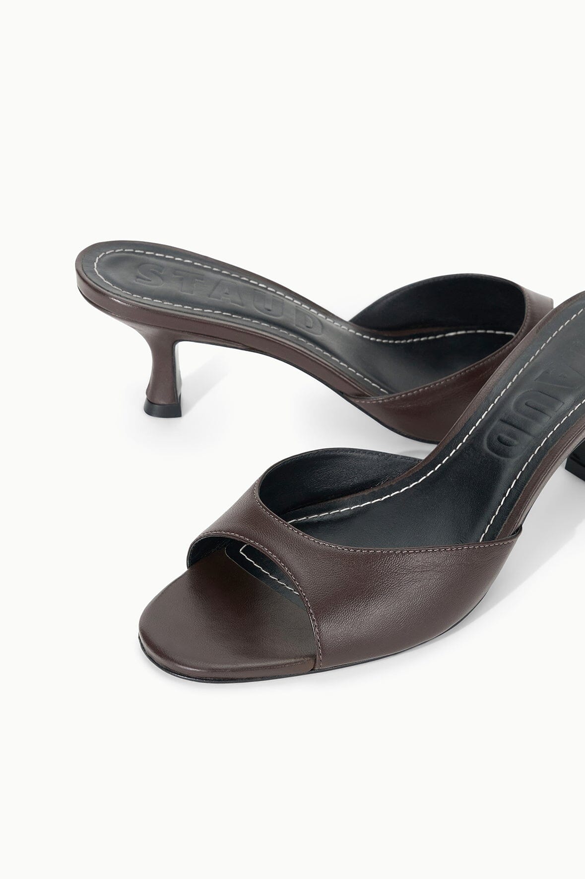 Brigitte Leather Mule | Espresso — 7