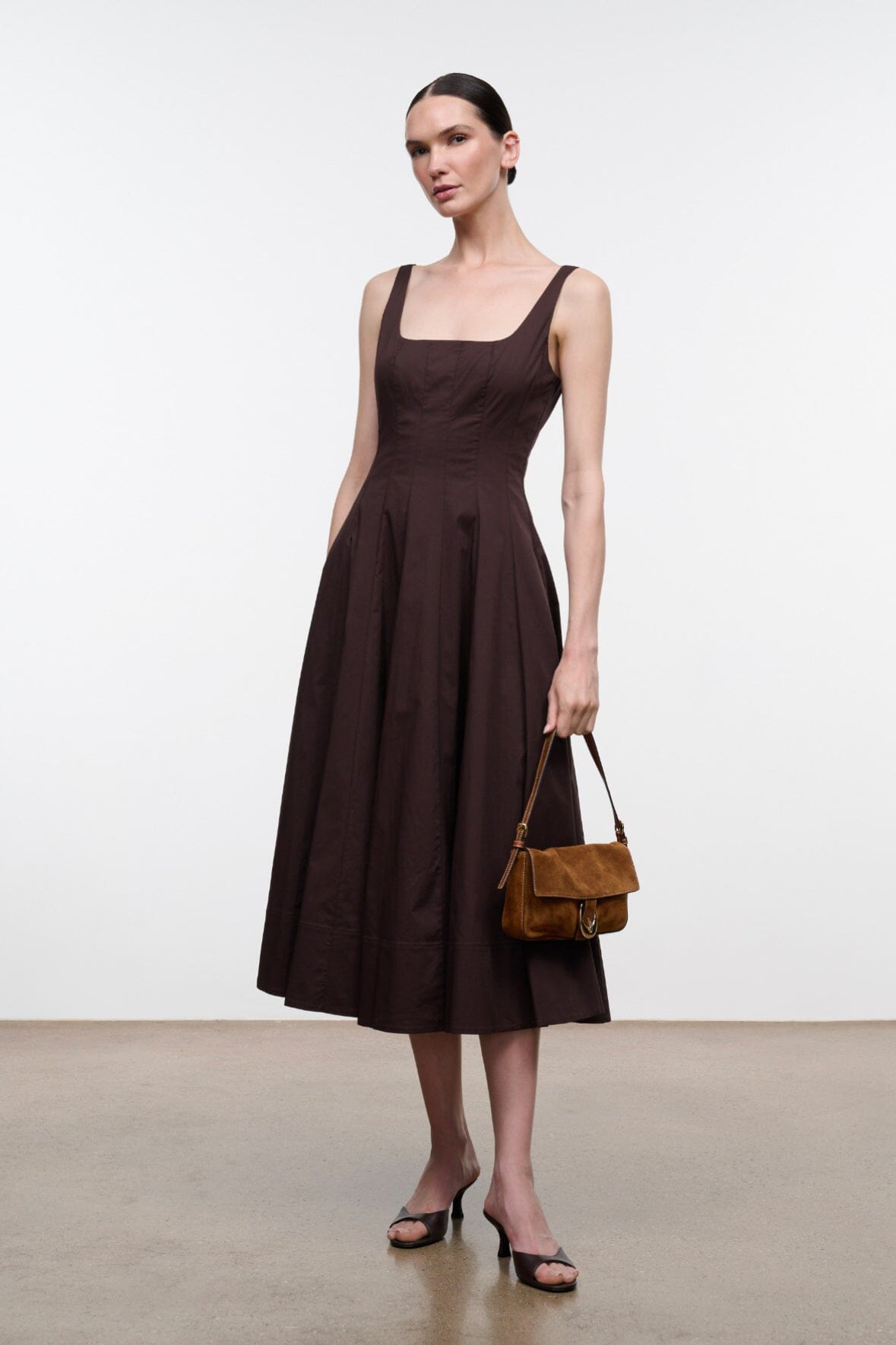 Brigitte Leather Mule | Espresso — 3