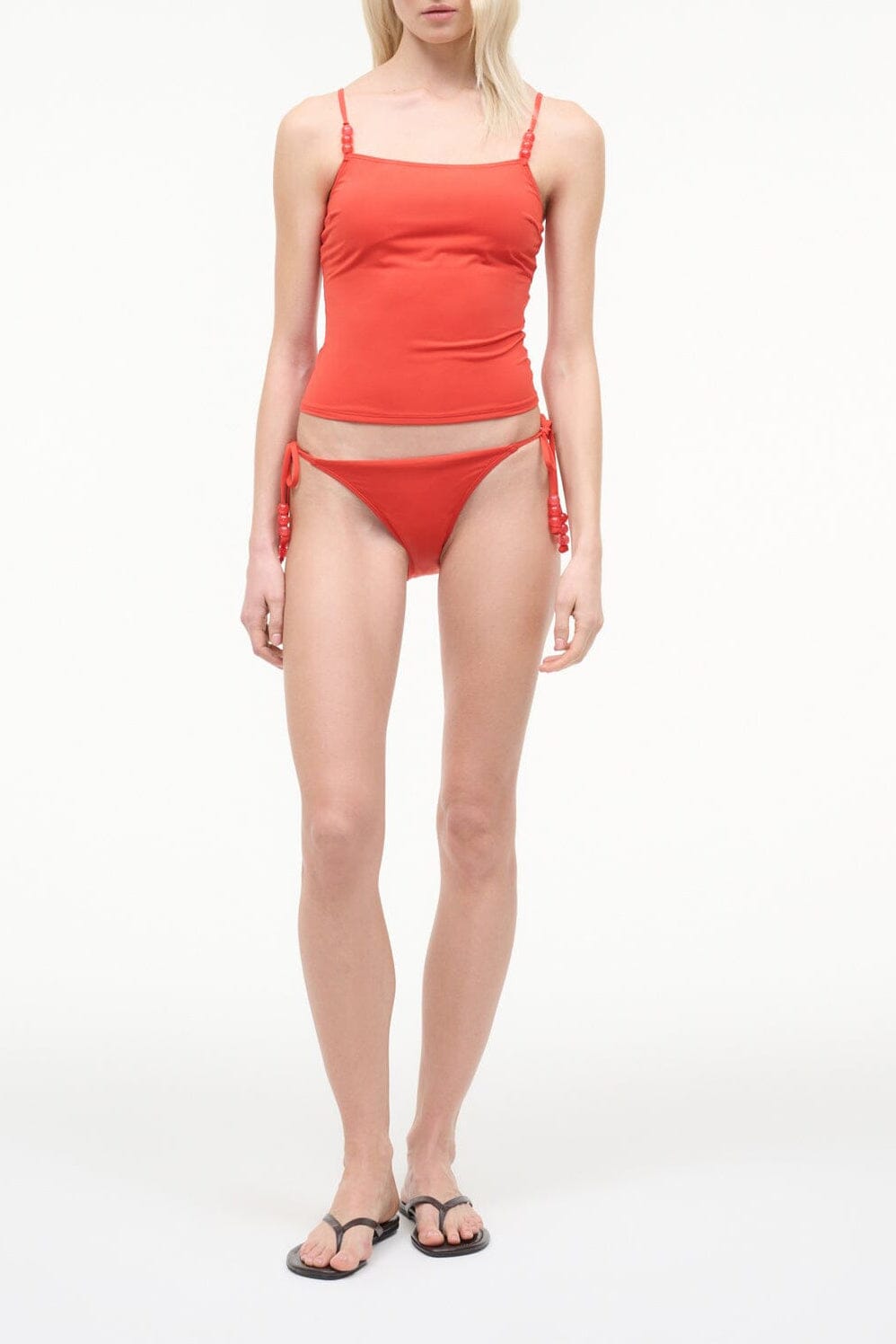 Cleo Tankini Top | Flame — 1