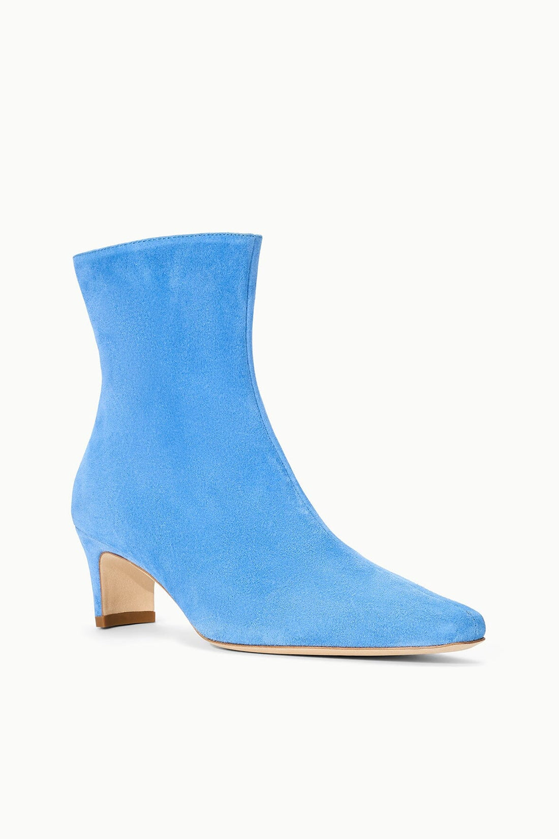 Wally Ankle Boot | STAUD Blue Suede — 1