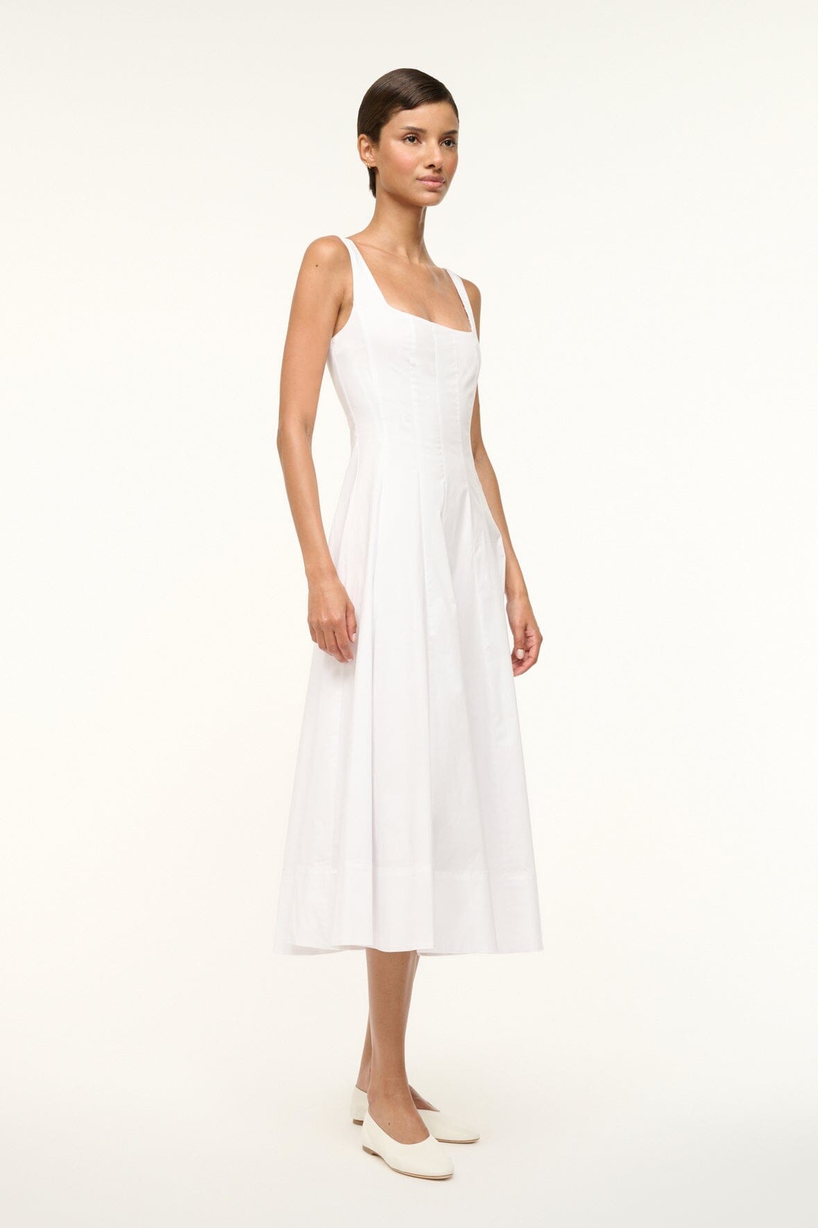 Wells Dress | White — 2