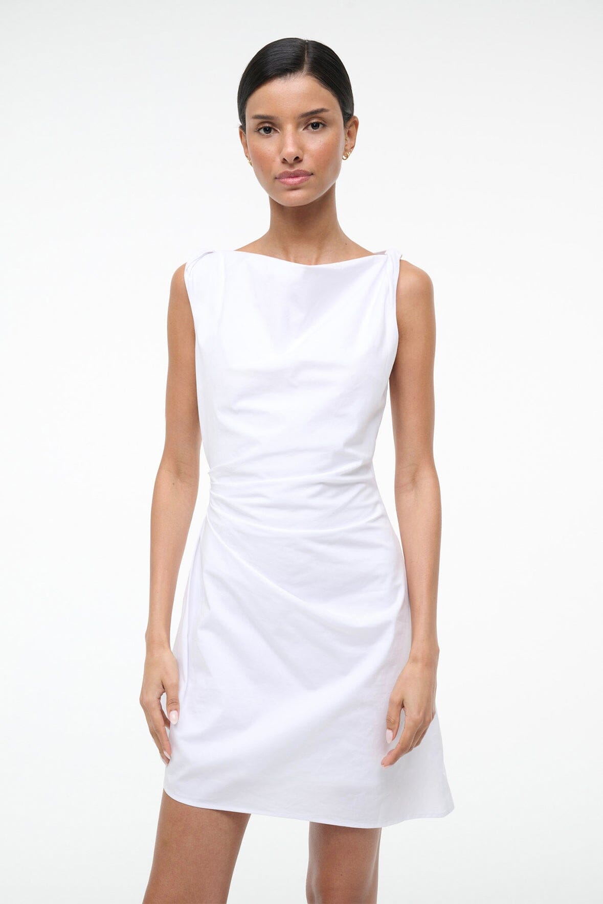 Callie Mini Dress | White — 4