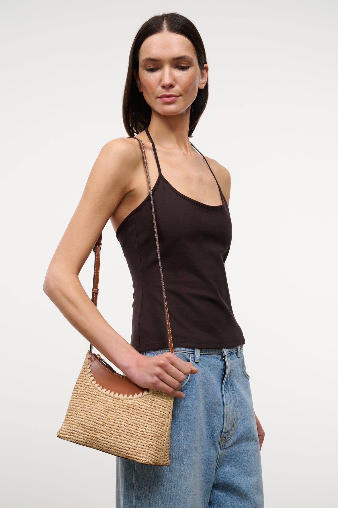 Rowey Raffia Bag | Natural Tan — 3