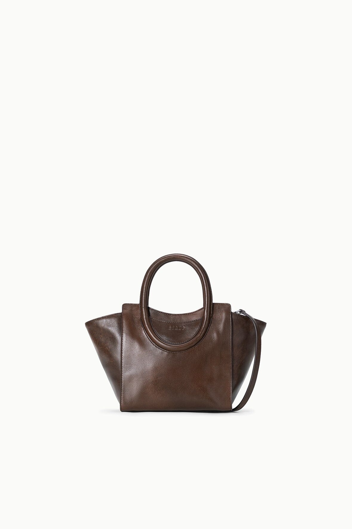 Maude Mini Tote | Espresso Distressed — 1
