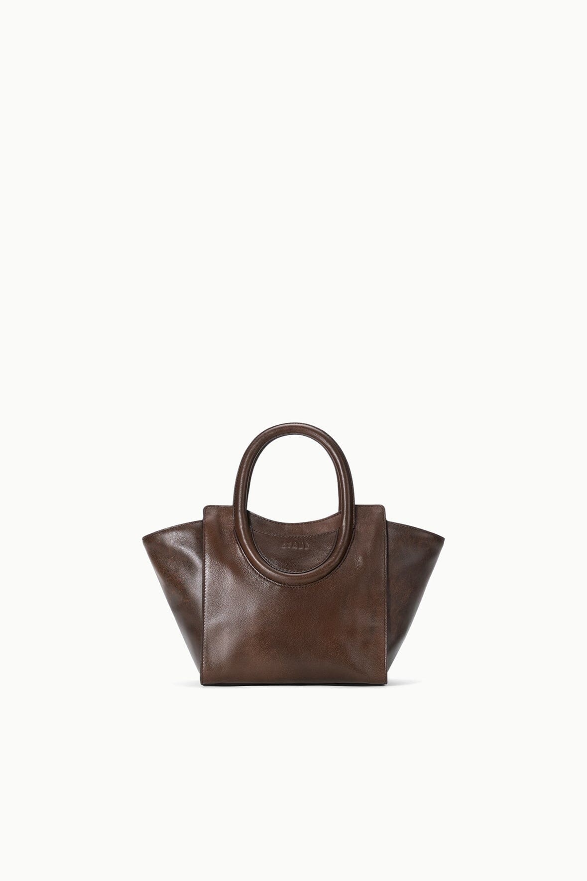 Maude Mini Tote | Espresso Distressed — 5