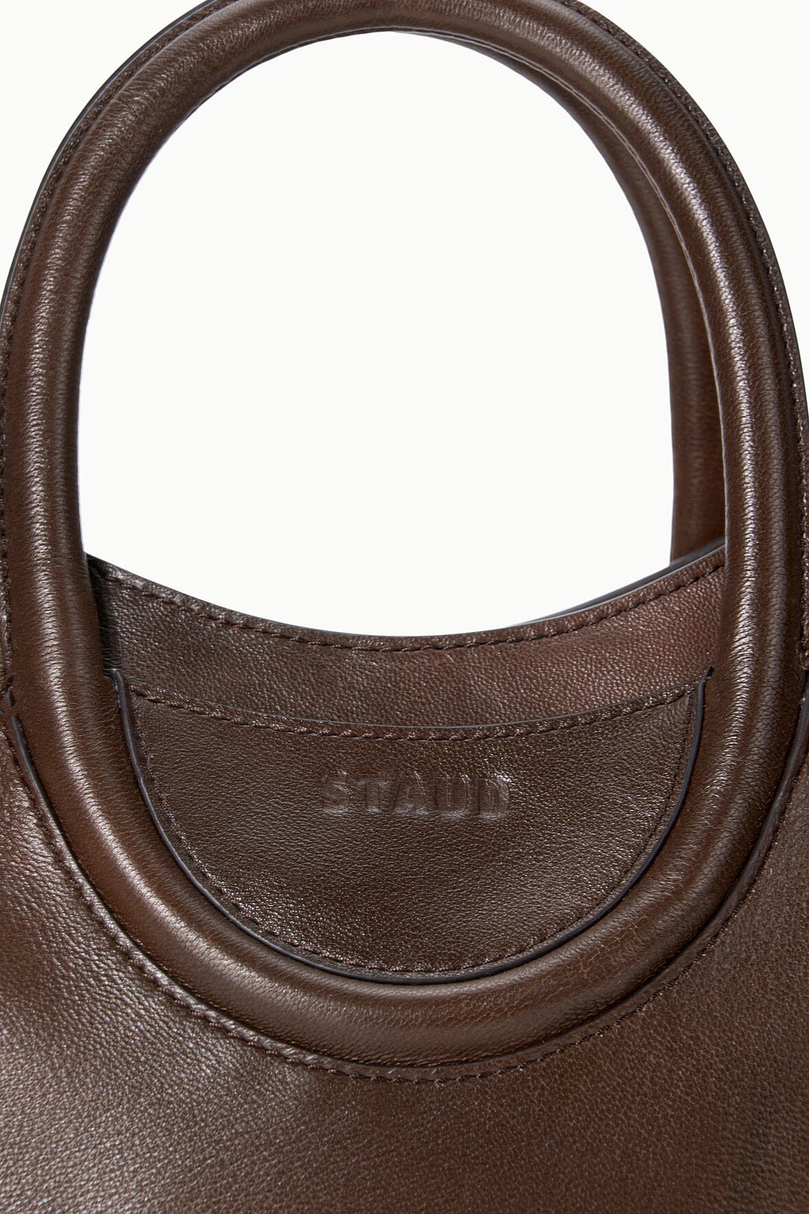 Maude Mini Tote | Espresso Distressed — 4