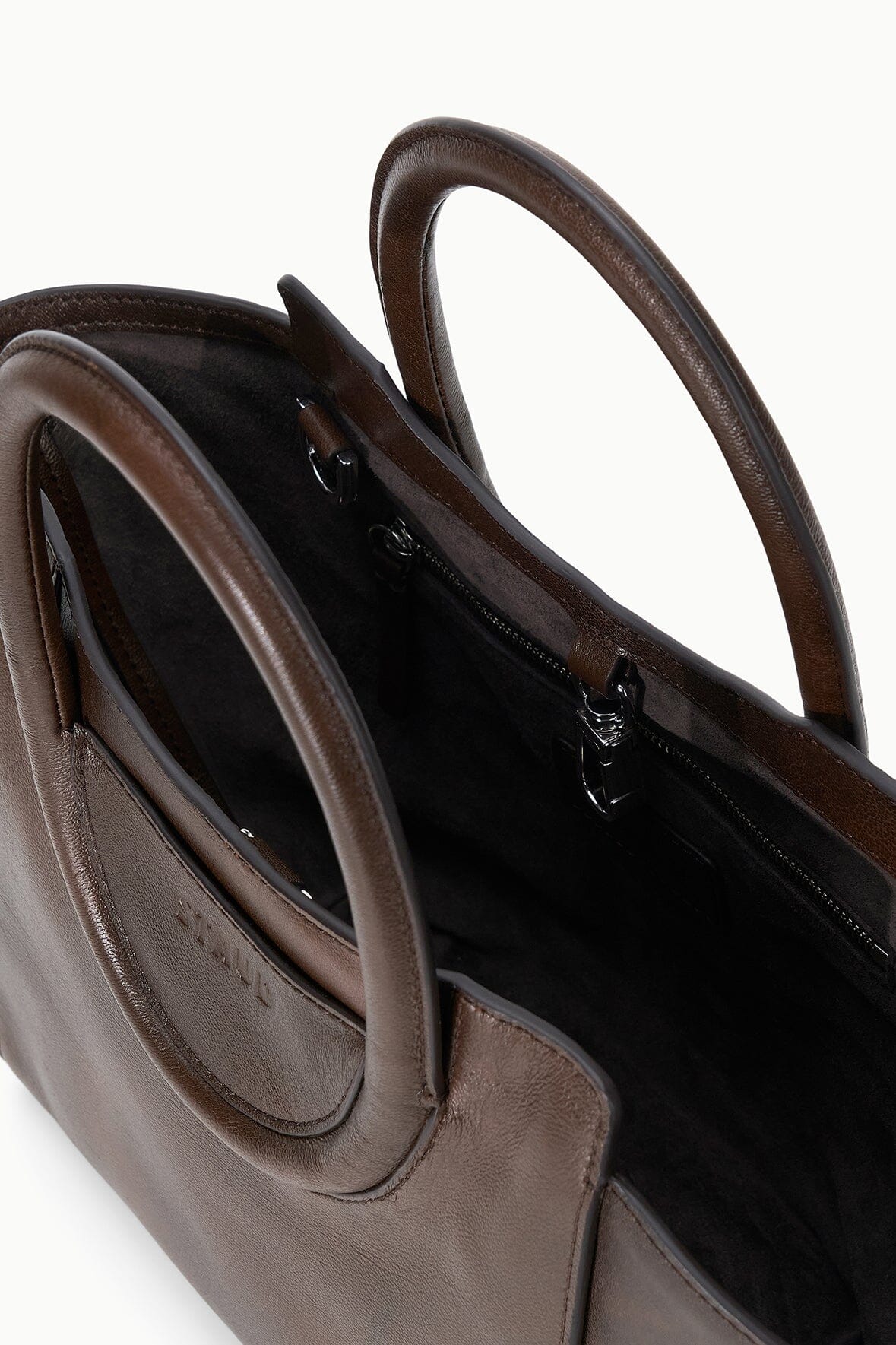 Maude Mini Tote | Espresso Distressed — 3
